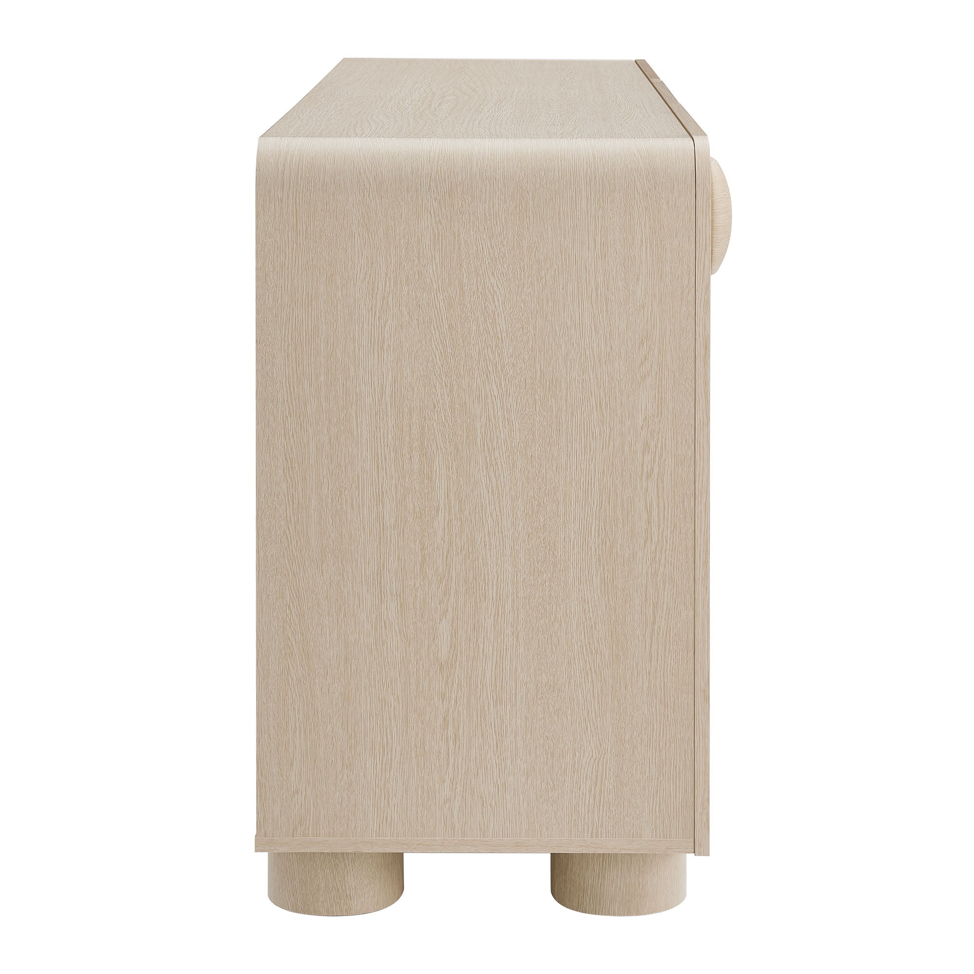 Sonnet 57" Sideboard Storage Cabinet, Ash