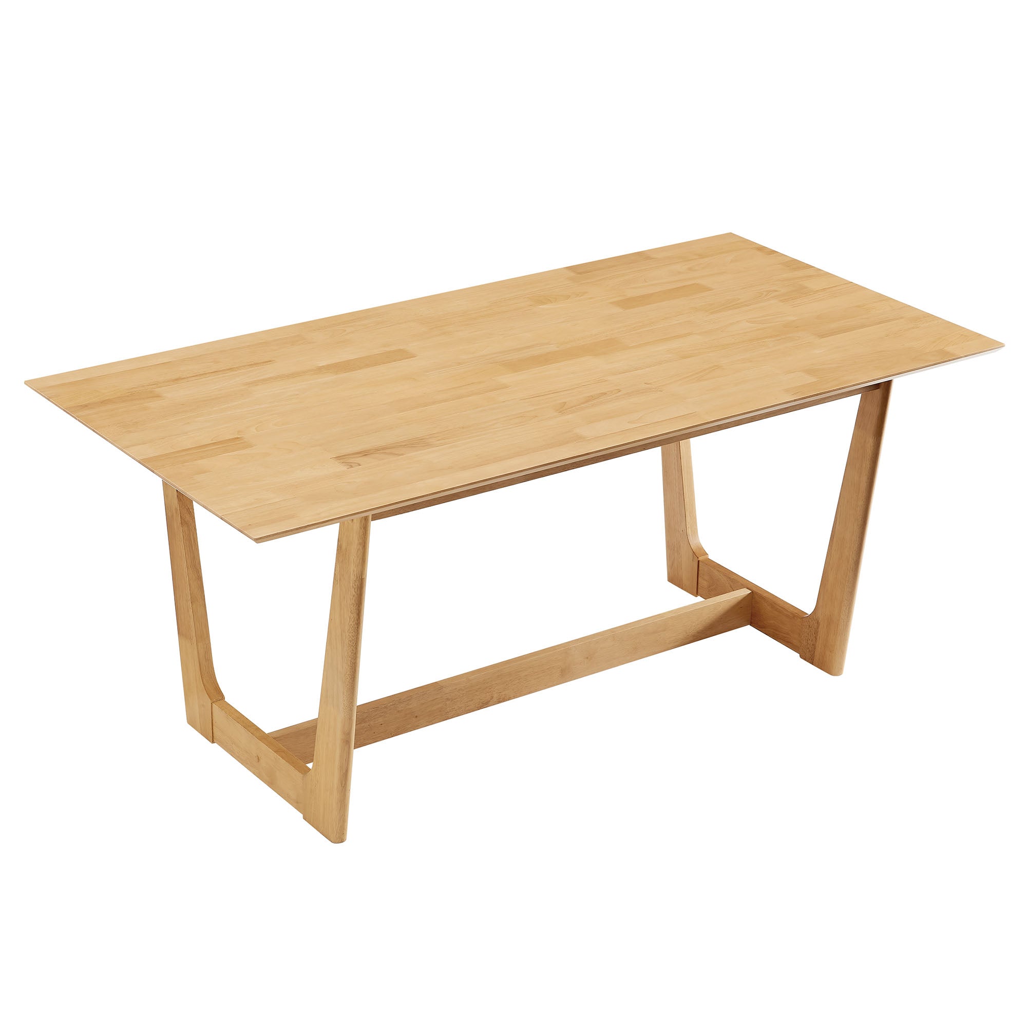 Solara 71" Rectangle Wood Dining Table, Natural