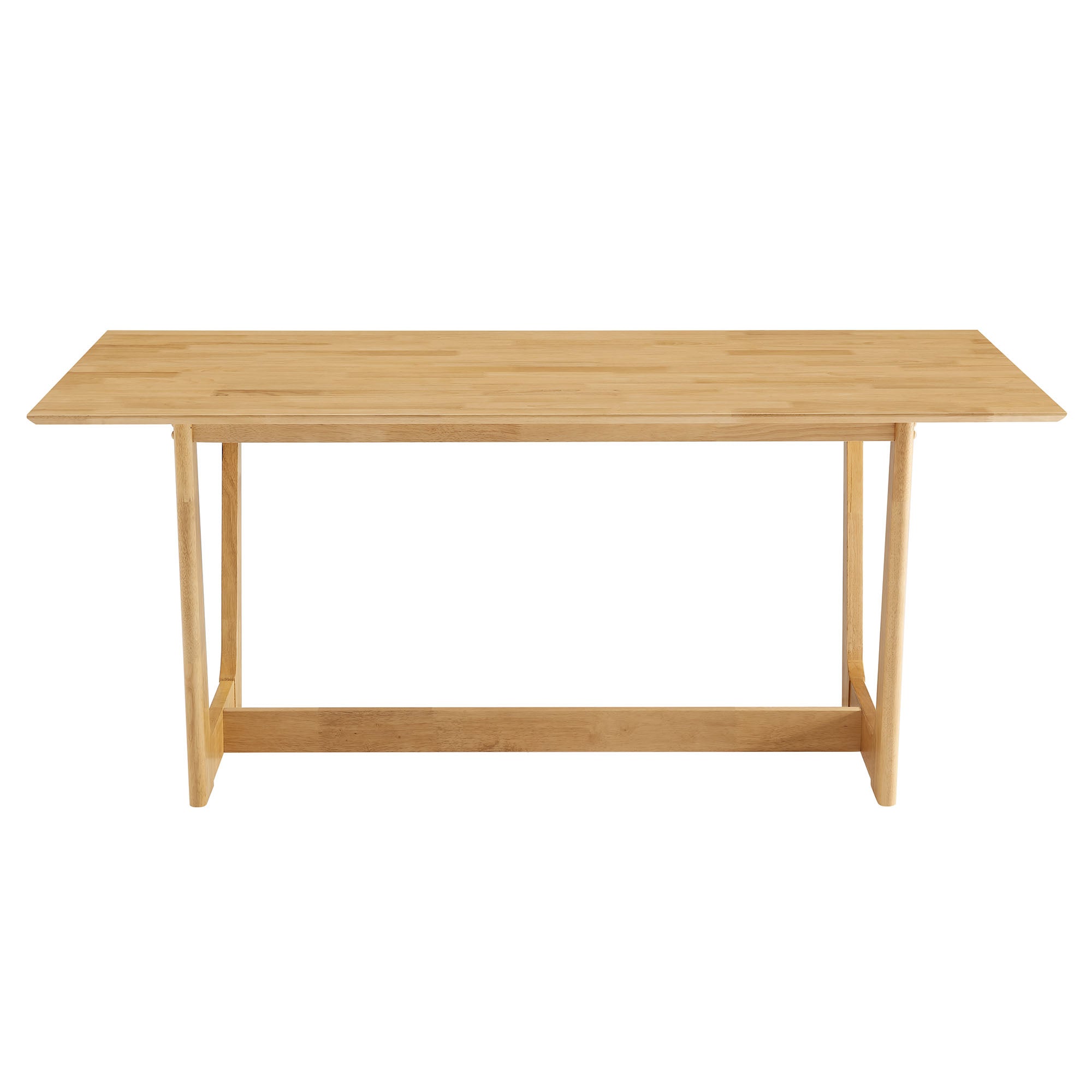 Solara 71" Rectangle Wood Dining Table, Natural