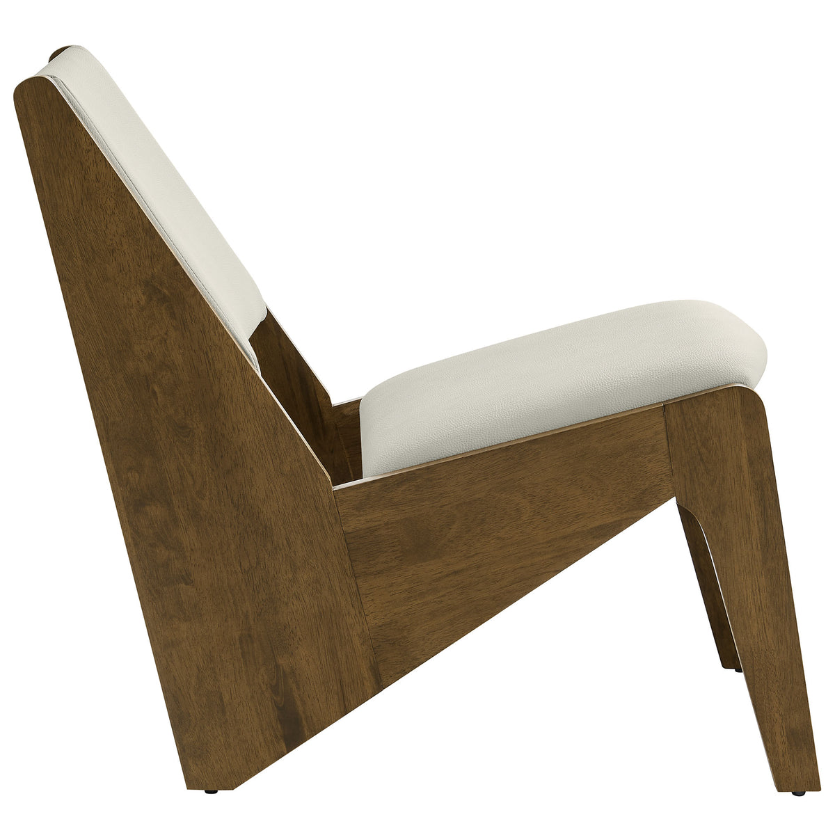 Rylina Vegan Leather Accent Chairs Set of 2, Weathered Oak Stone