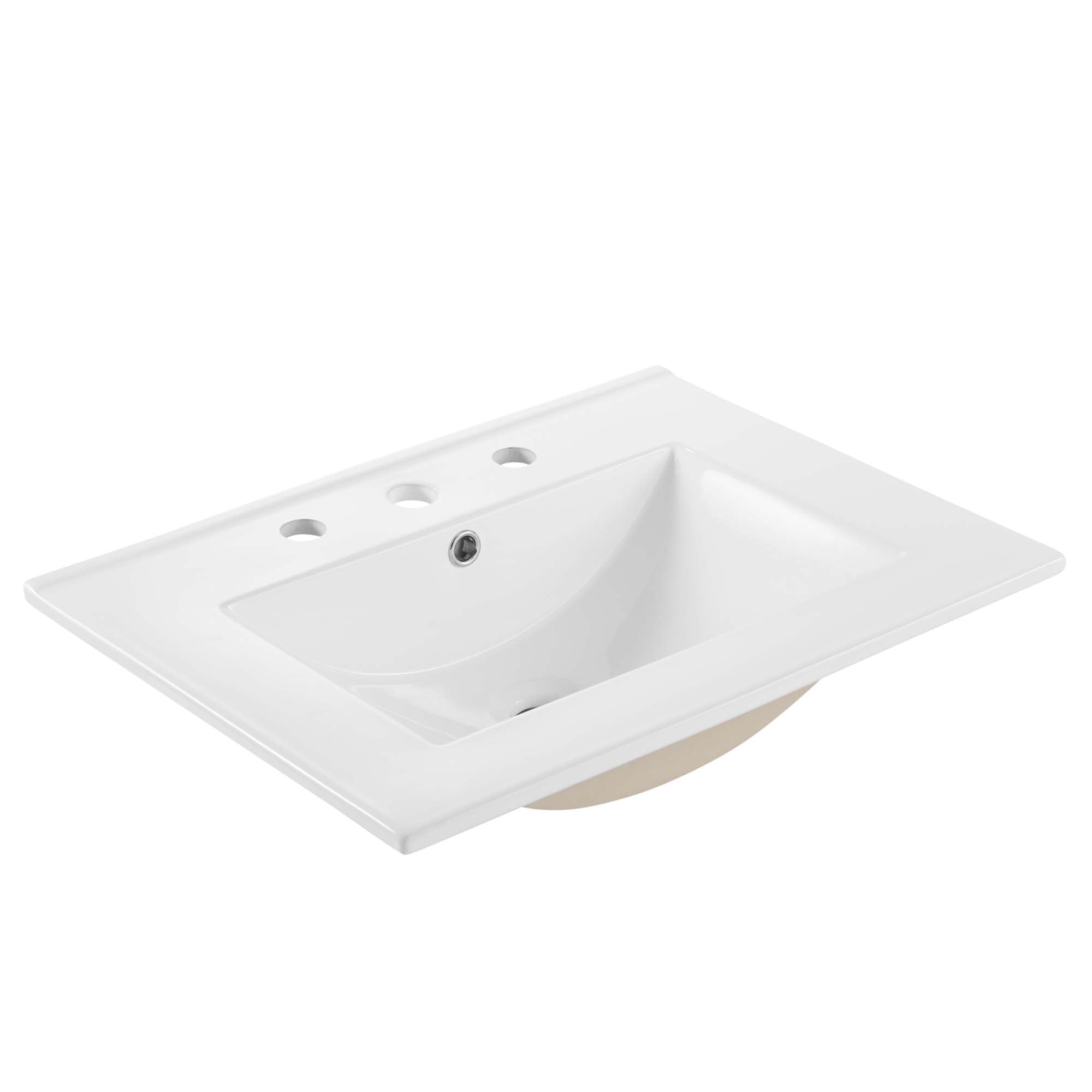 Render 62" Wall-Mount Double Sink Bathroom Vanity, Walnut White