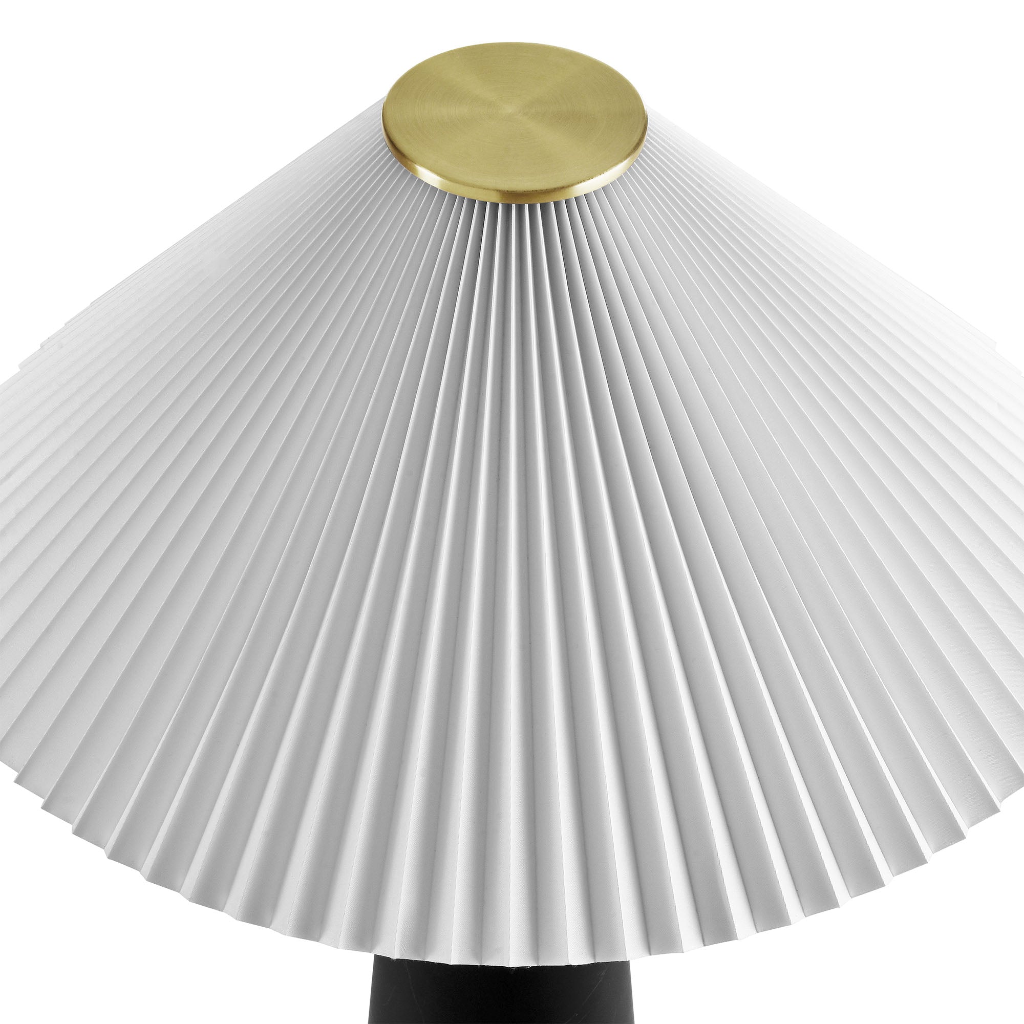 Nera Marble Table Lamp, Black