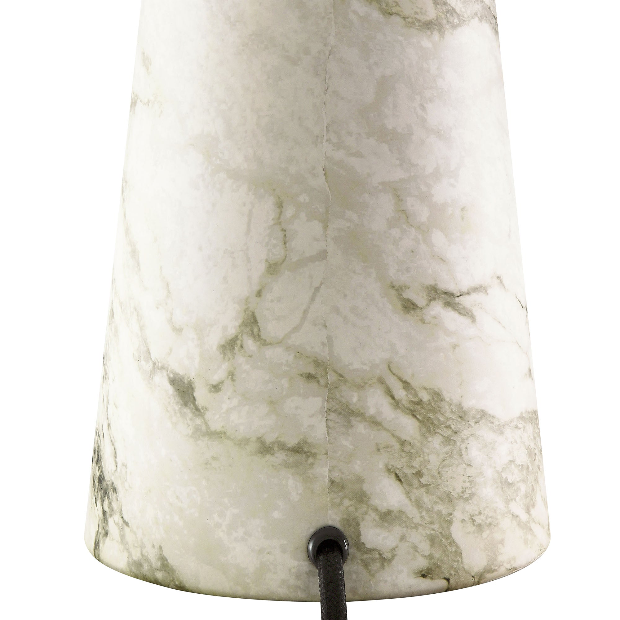 Nera Marble Table Lamp, White