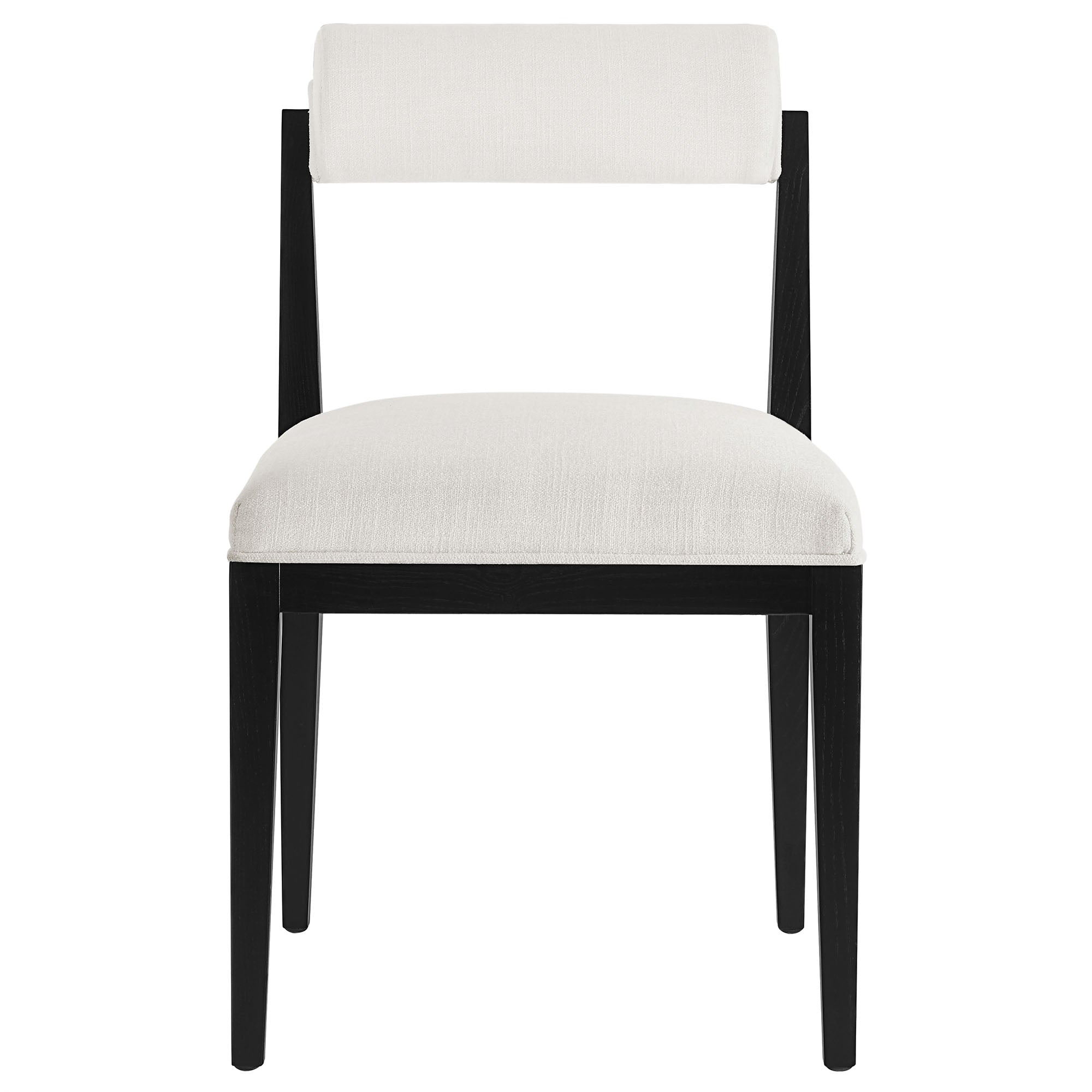 Kai Fabric Dining Chair, Salt Black