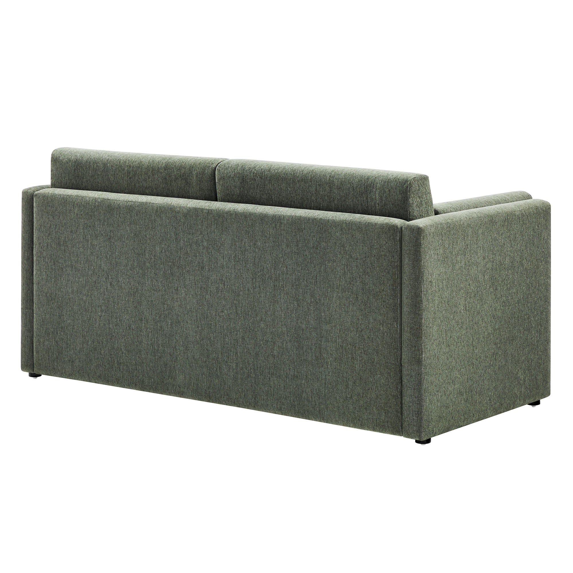 Linden Upholstered Heathered Chenille Sofa, Eucalyptus