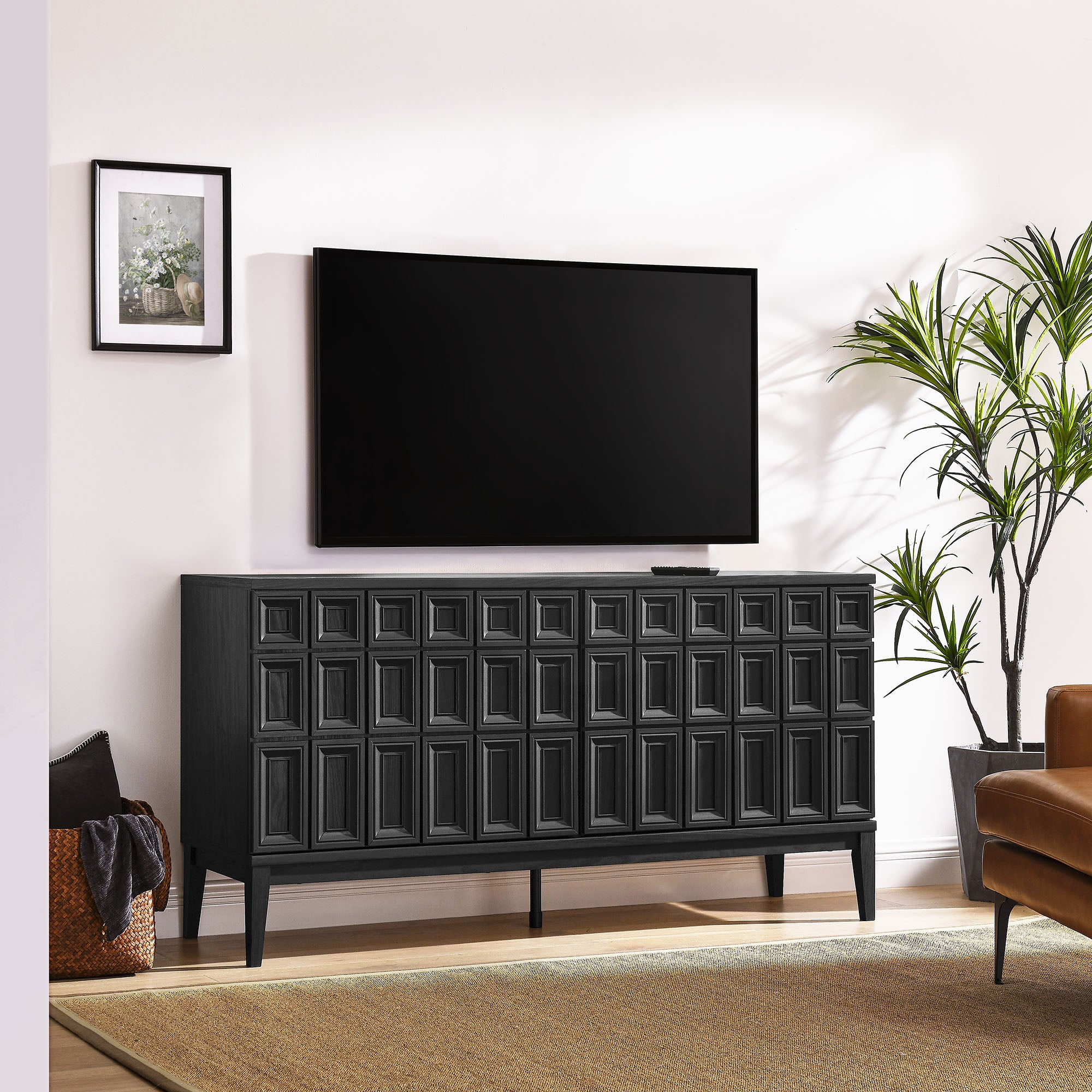 Samos 62" Sideboard, Black