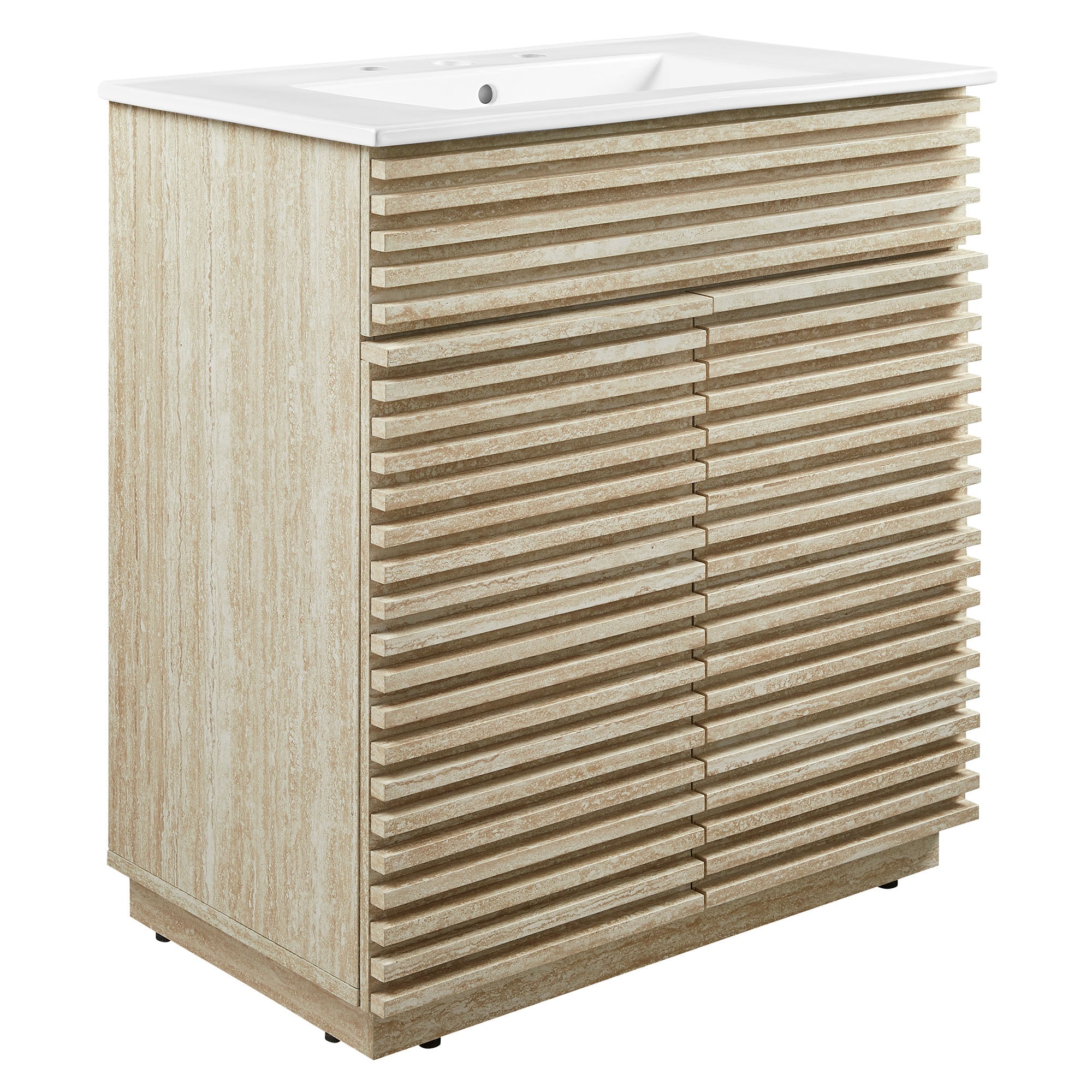Render 30" Bathroom Vanity With Sink, White