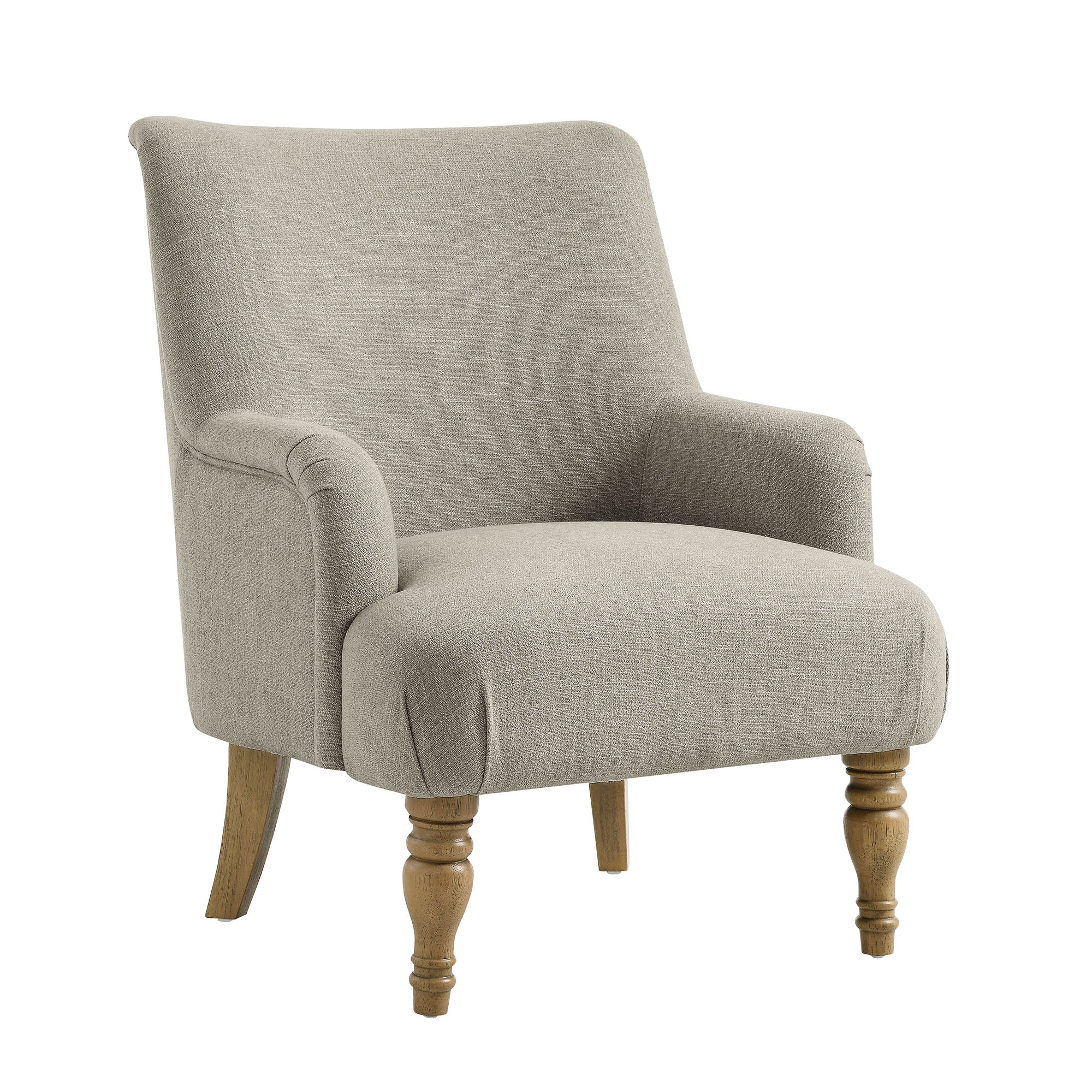 Ellington Fabric Upholstered Accent Armchair, Linen