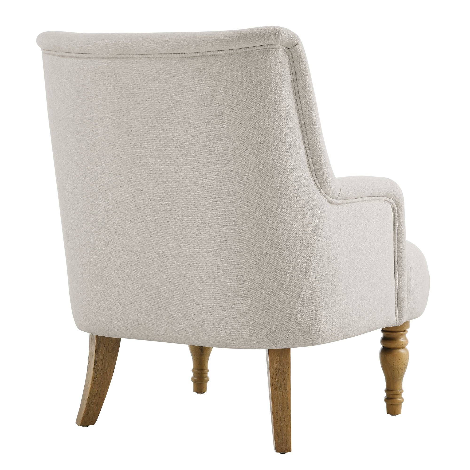 Ellington Fabric Upholstered Accent Armchair, Salt