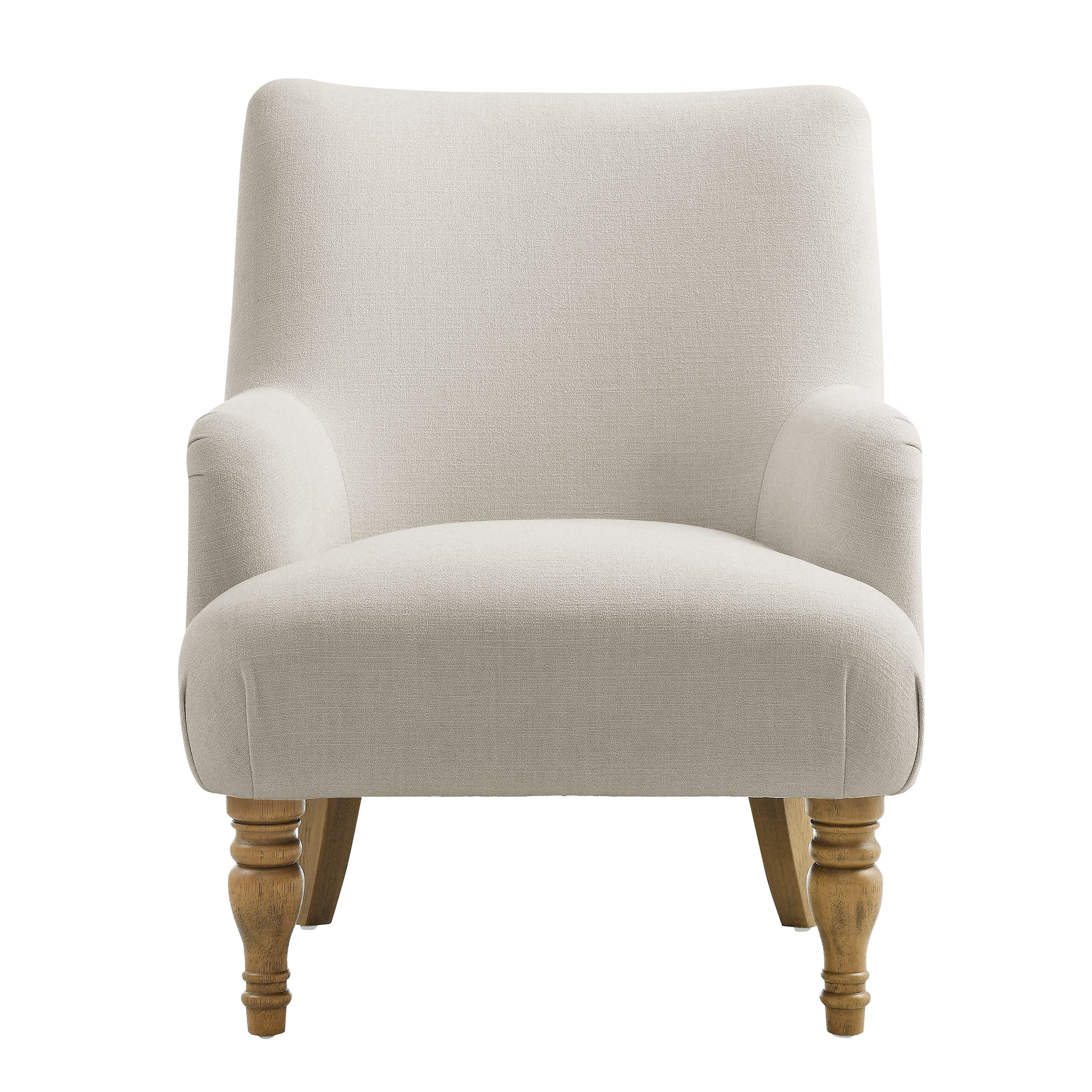 Ellington Fabric Upholstered Accent Armchair, Salt