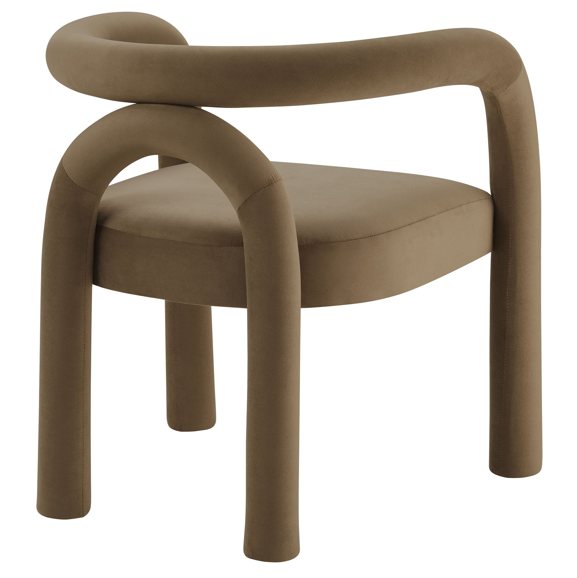Astrid Performance Velvet Dining Chair, Camel