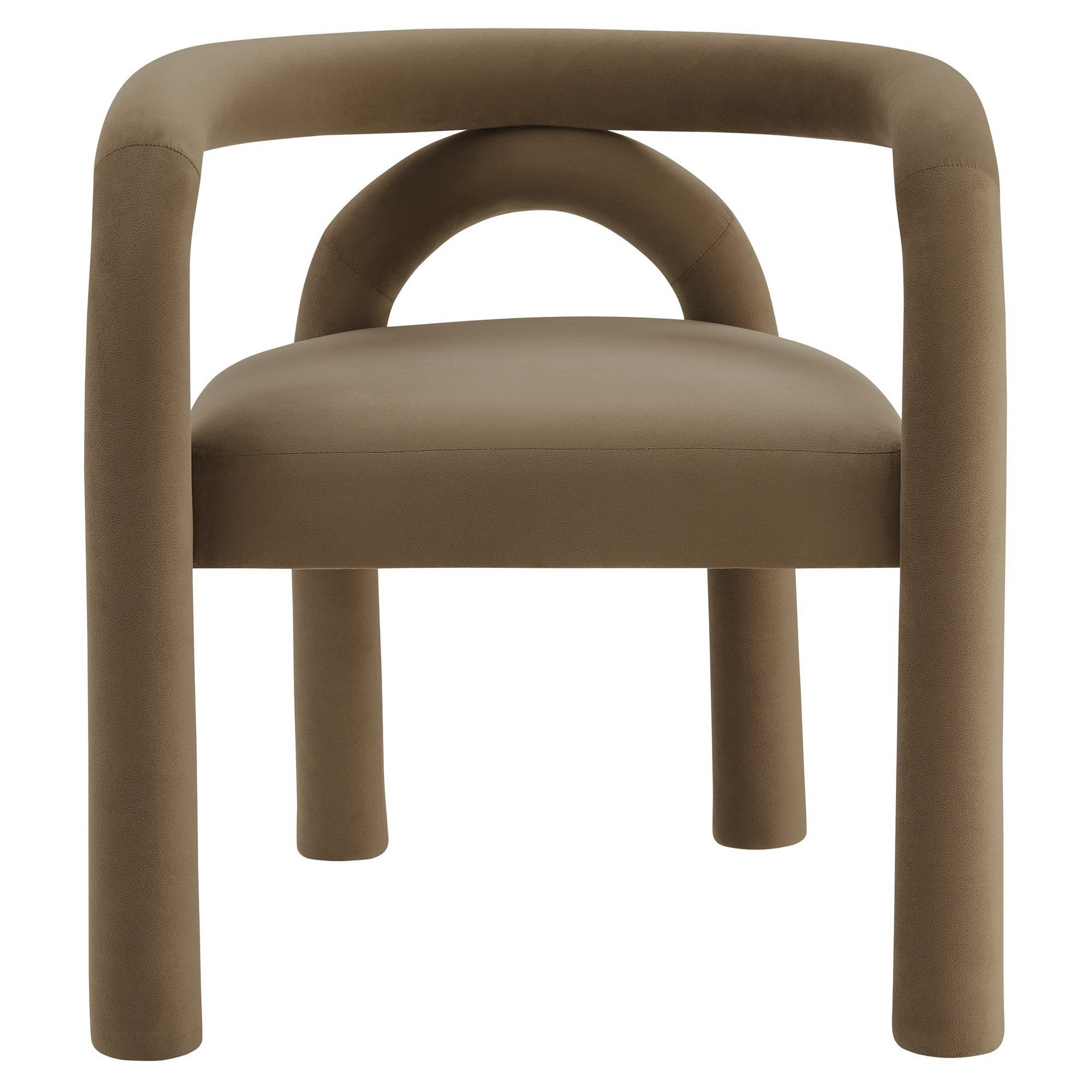 Astrid Performance Velvet Dining Chair, Camel