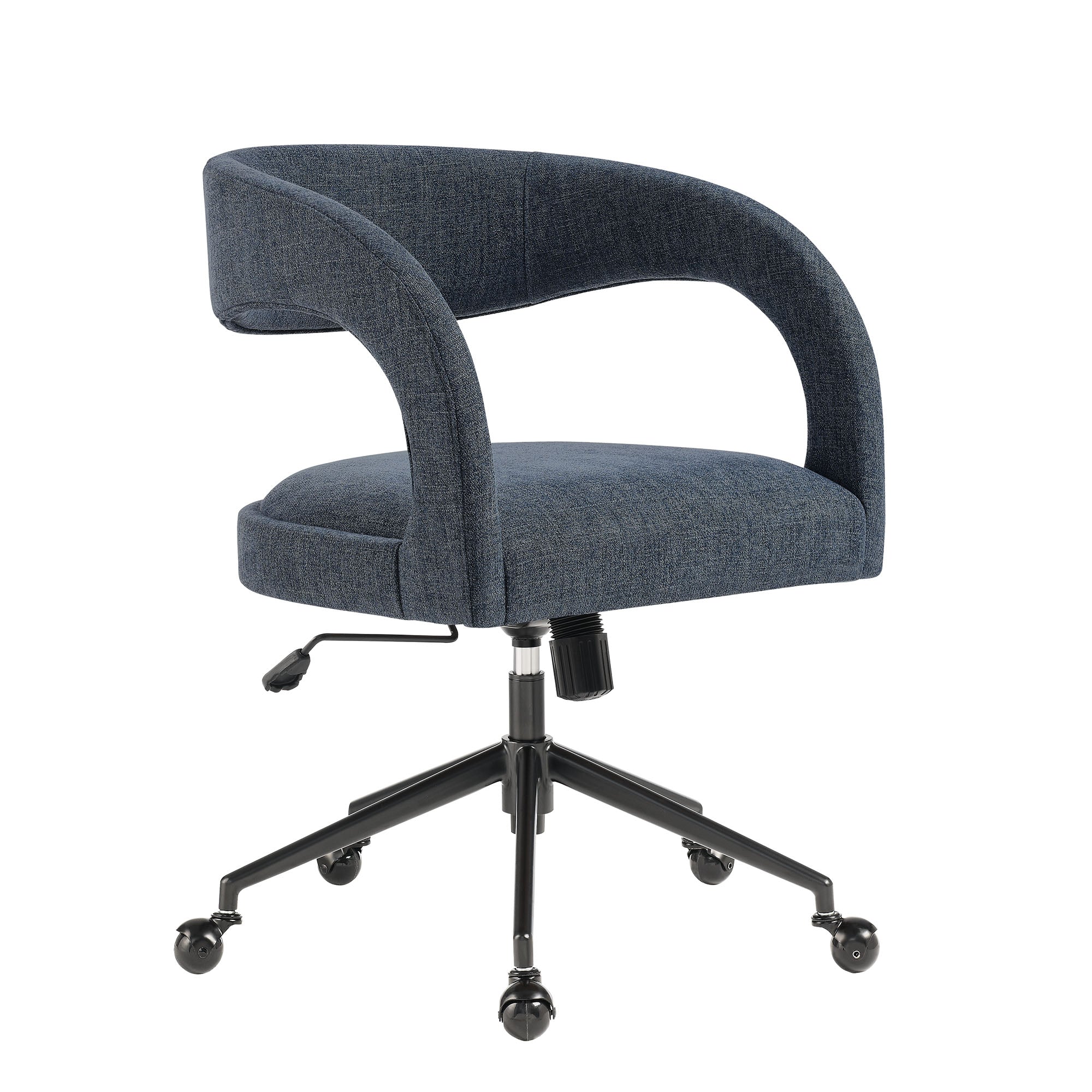 Pinnacle Upholstered Office Chair, Slate Blue