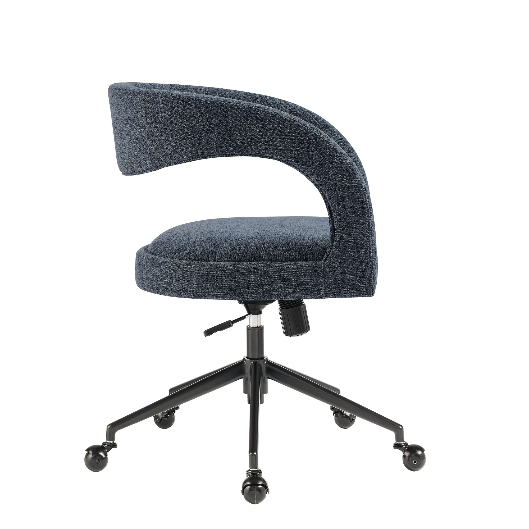 Pinnacle Upholstered Office Chair, Slate Blue