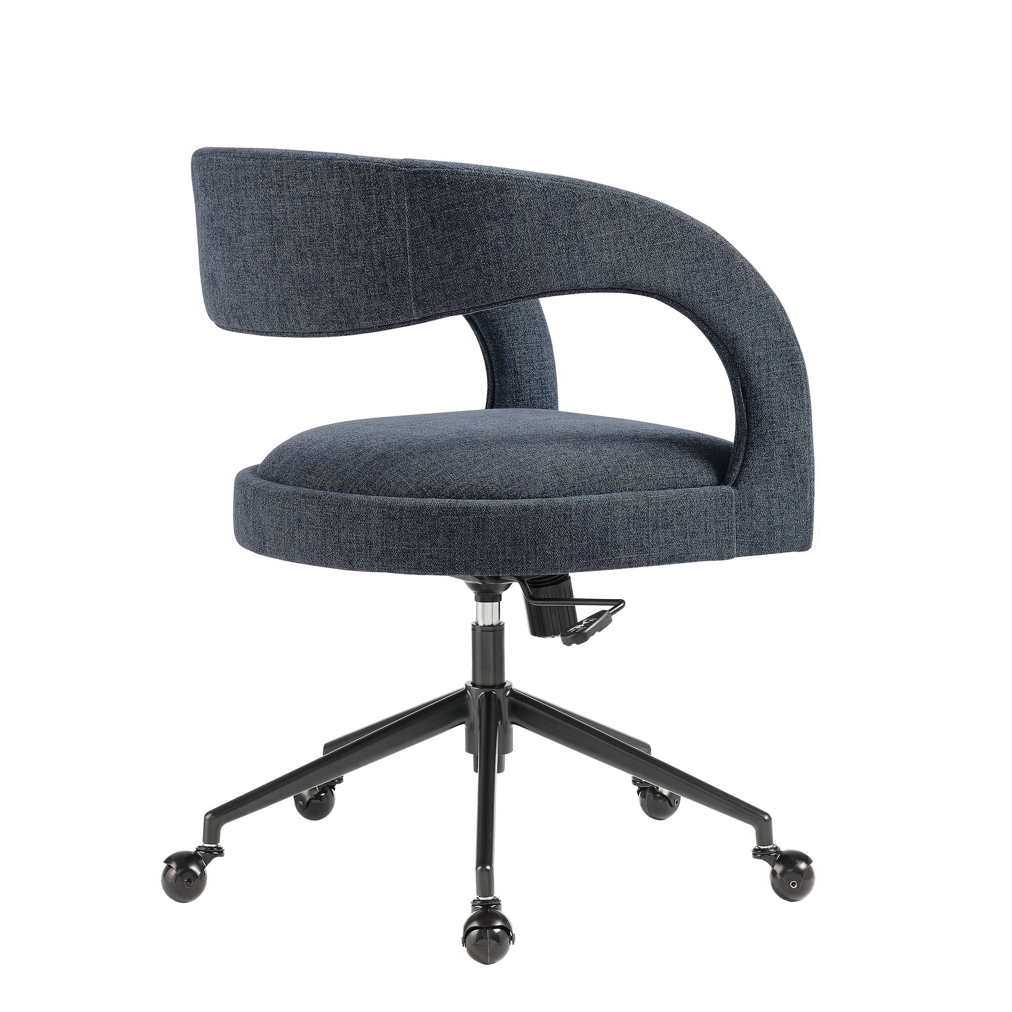 Pinnacle Upholstered Office Chair, Slate Blue