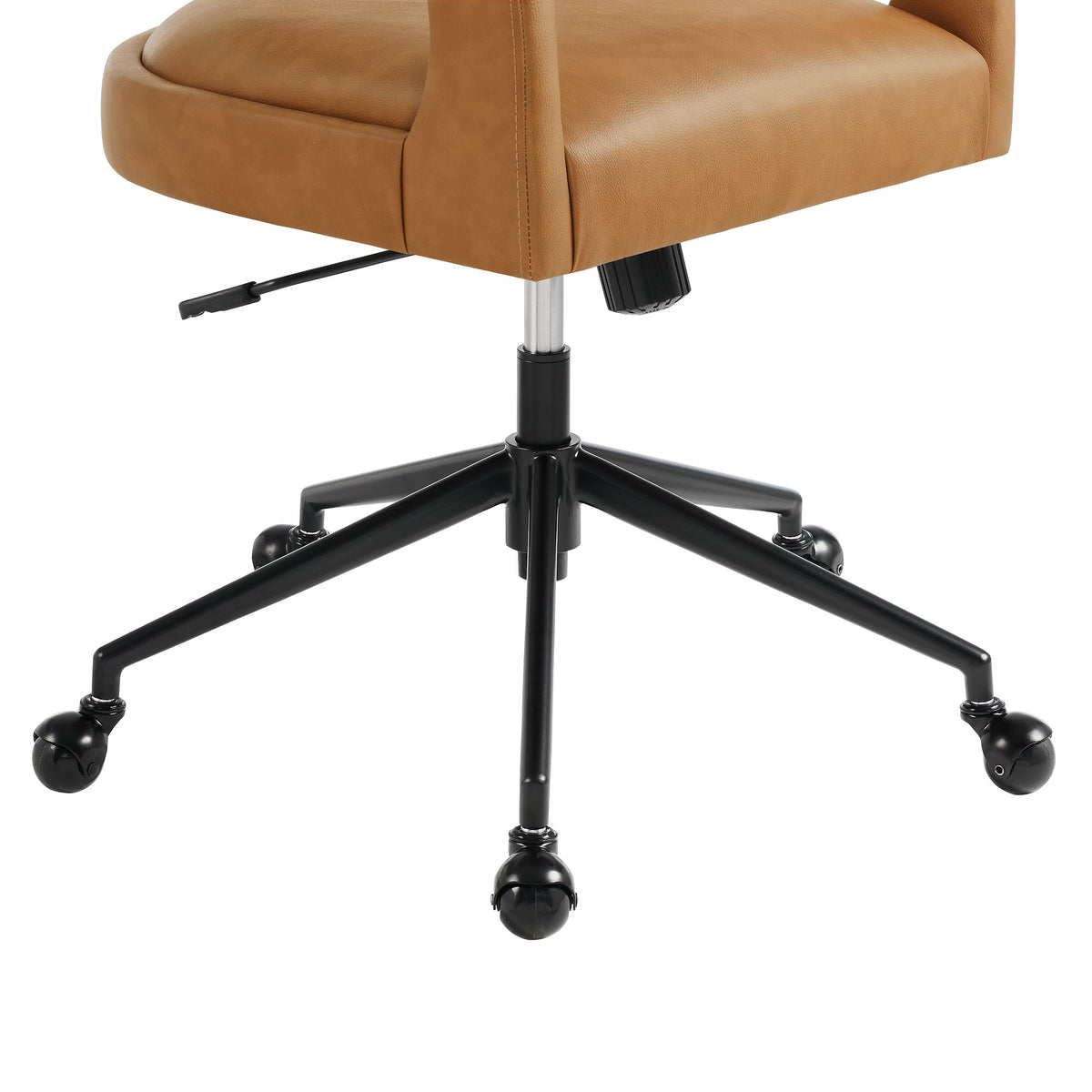Pinnacle Vegan Leather Office Chair, Tan