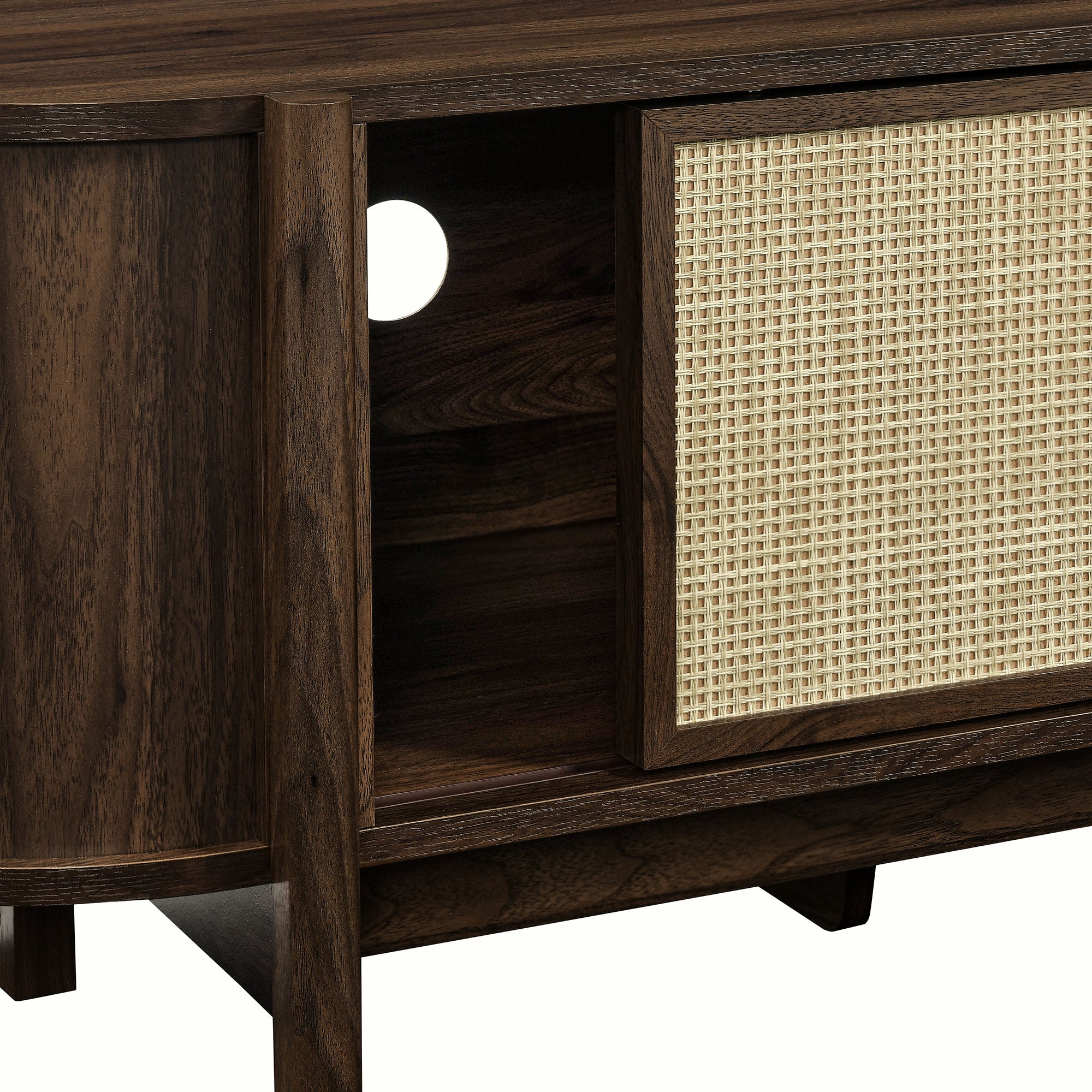 Reid 61" TV Stand, Walnut