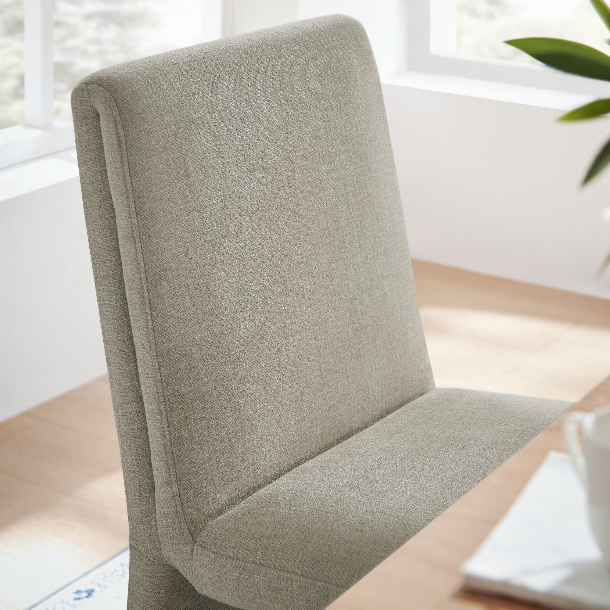 Emory Fabric Upholstered Dining Side Chair, Linen