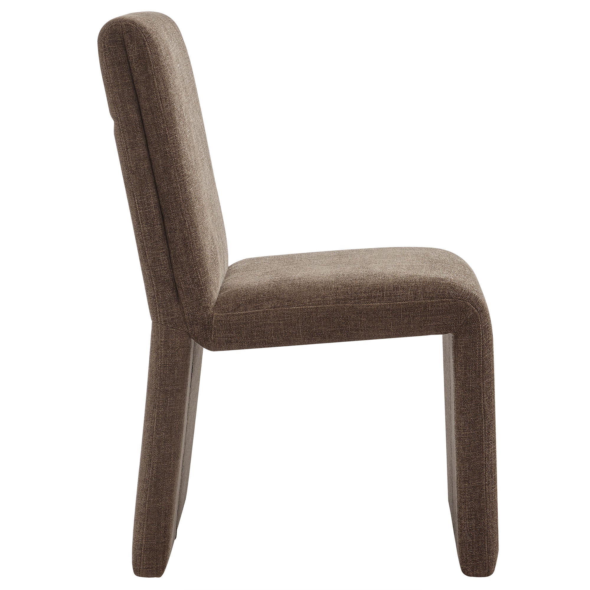 Emory Fabric Upholstered Dining Side Chair, Mocha