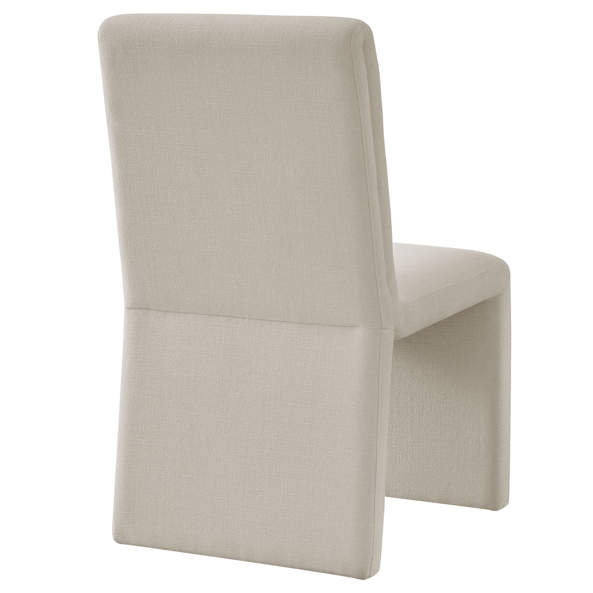 Emory Fabric Upholstered Dining Side Chair, Salt