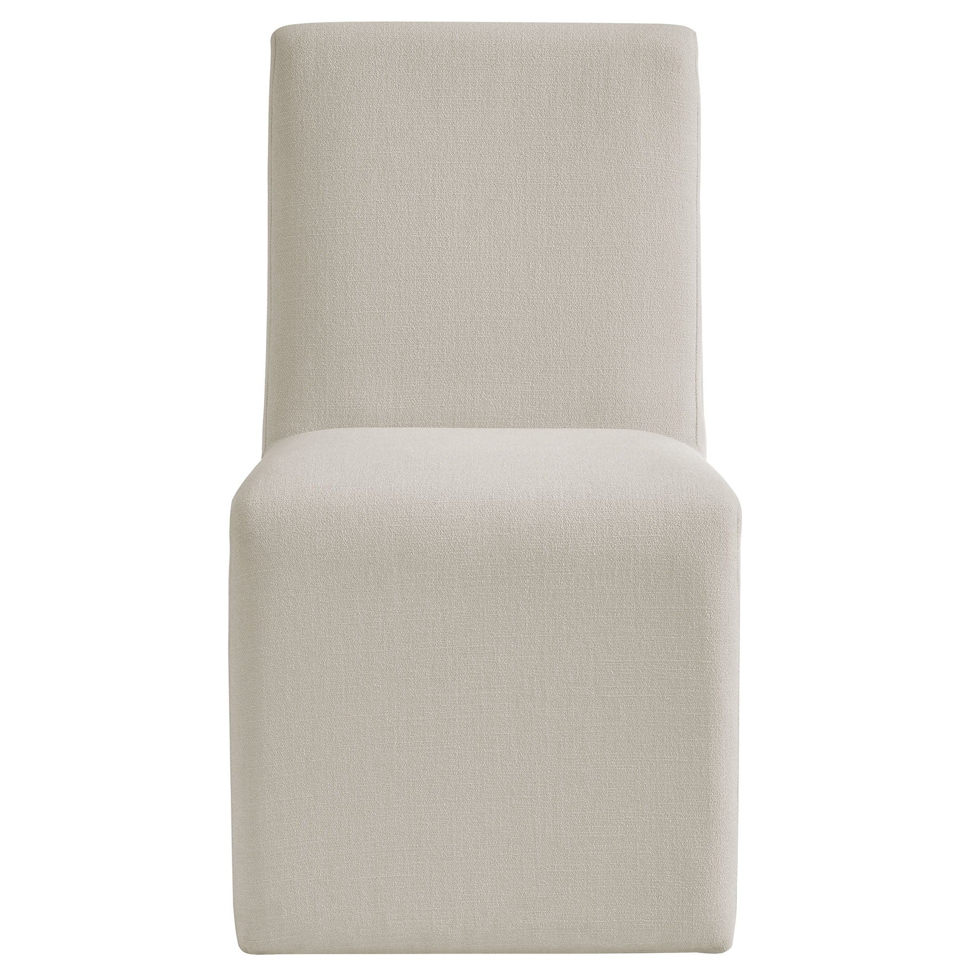 Emory Fabric Upholstered Dining Side Chair, Salt