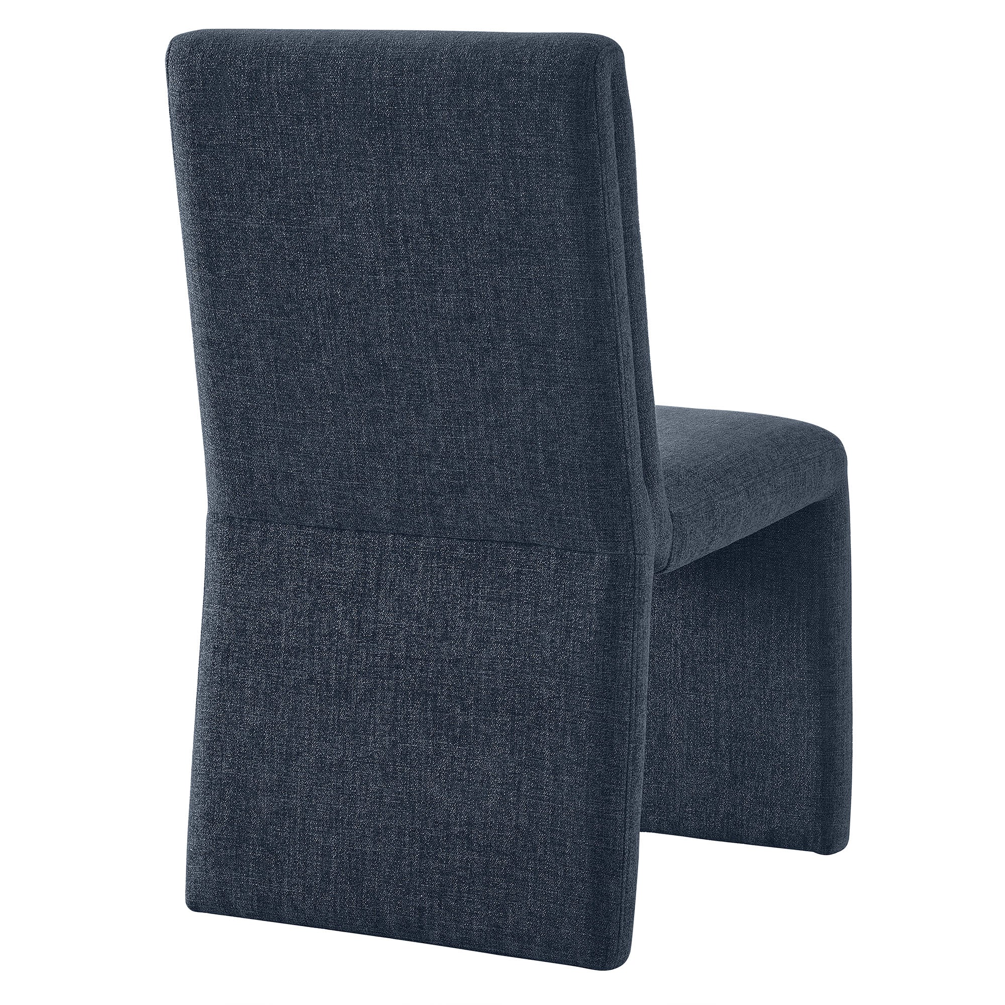 Emory Fabric Upholstered Dining Side Chair, Slate Blue