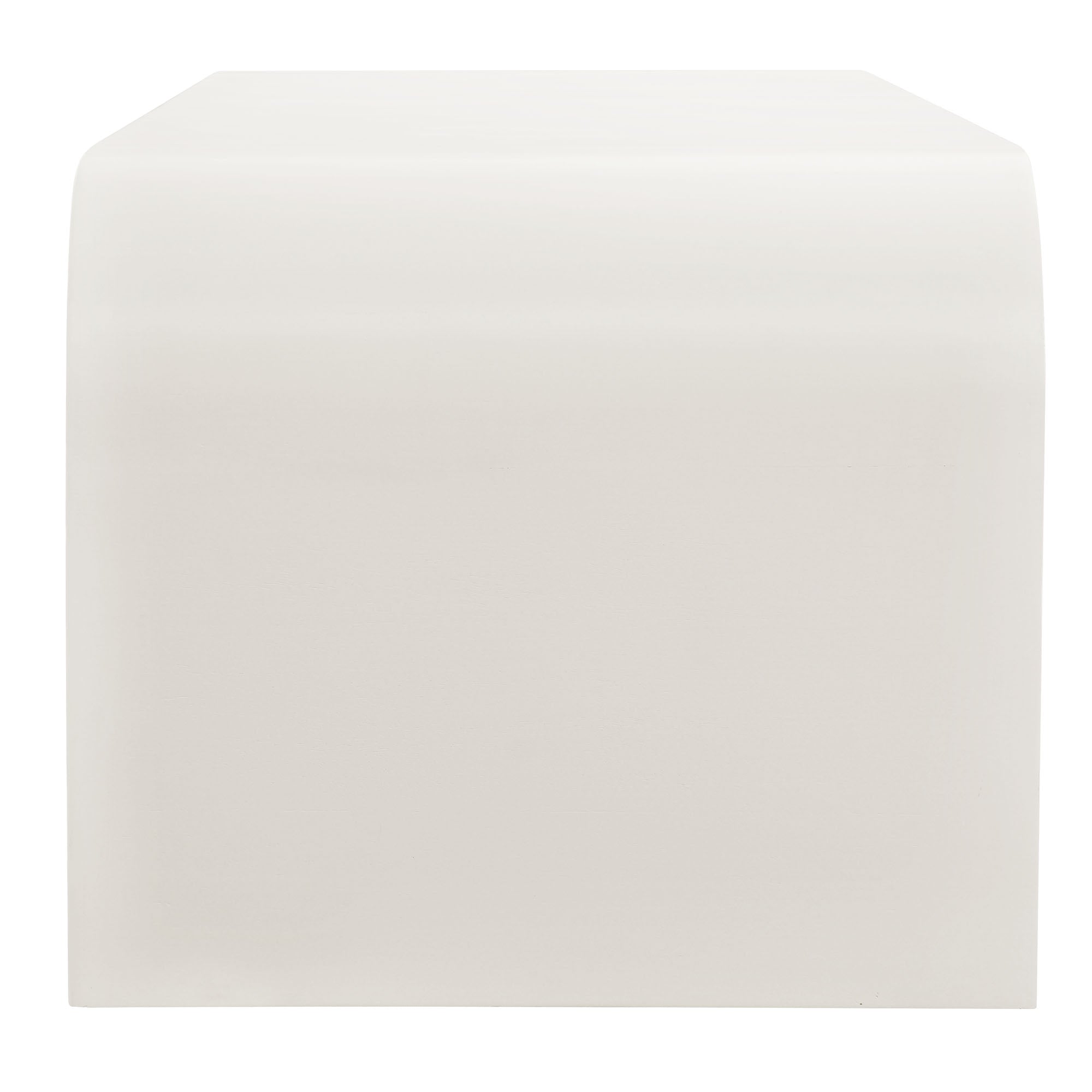 Waterflute 70" Fluted Sideboard Cabinet, White Matte