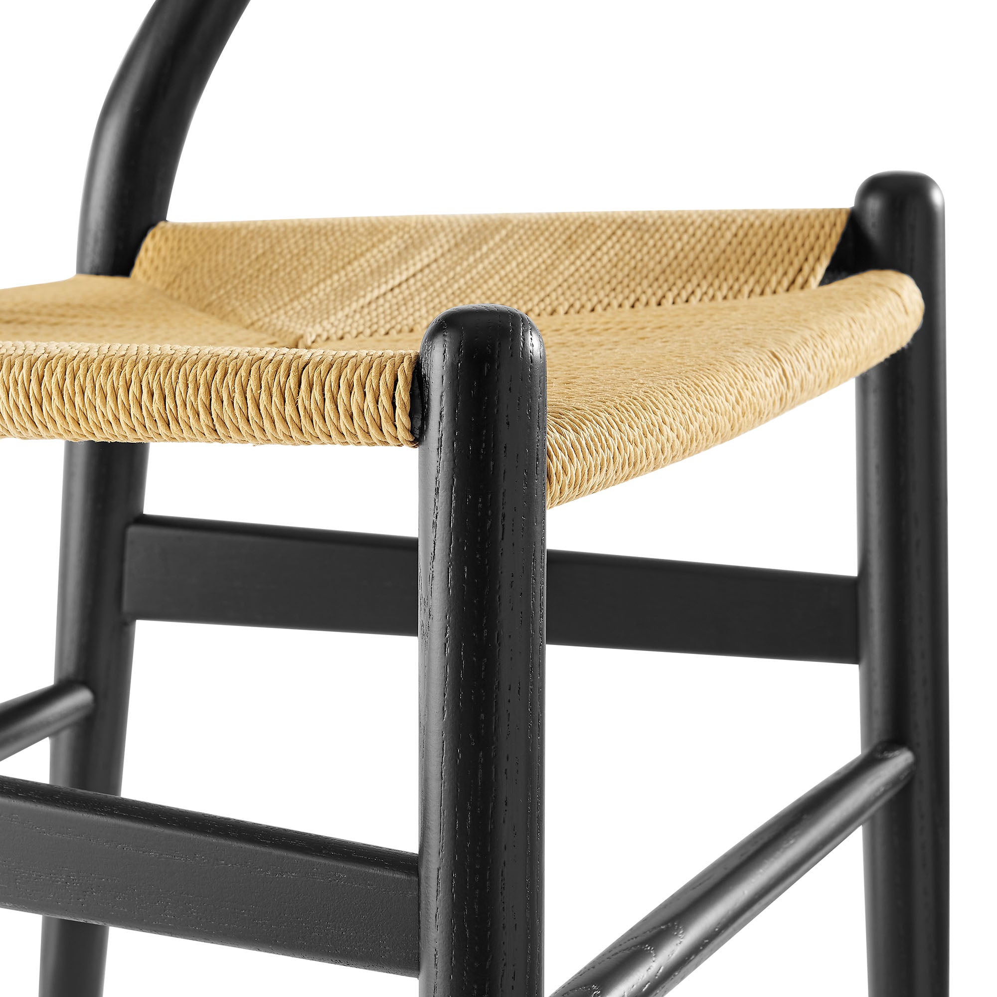 Amish 29" Wood Dining Chair, Black