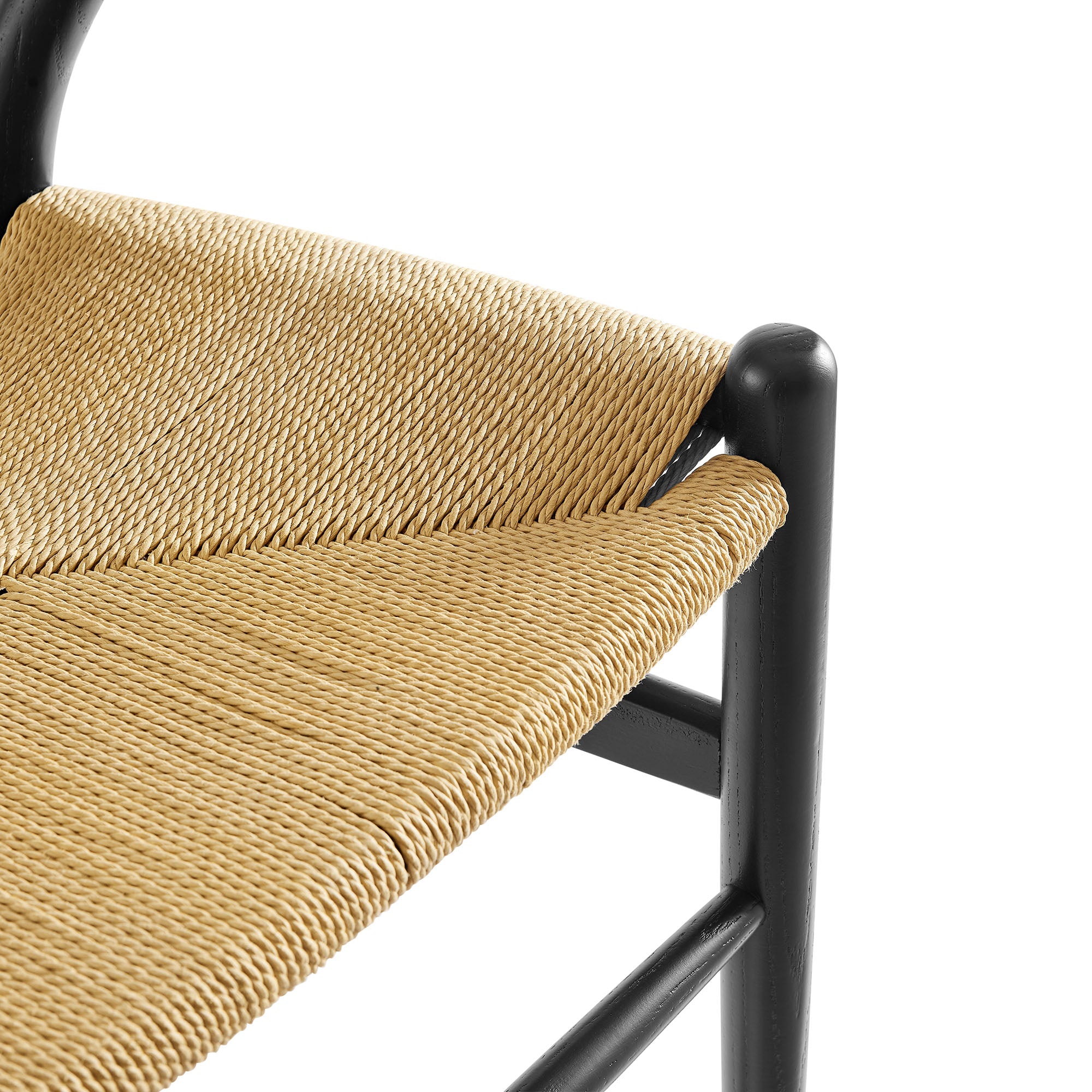 Amish 29" Wood Dining Chair, Black