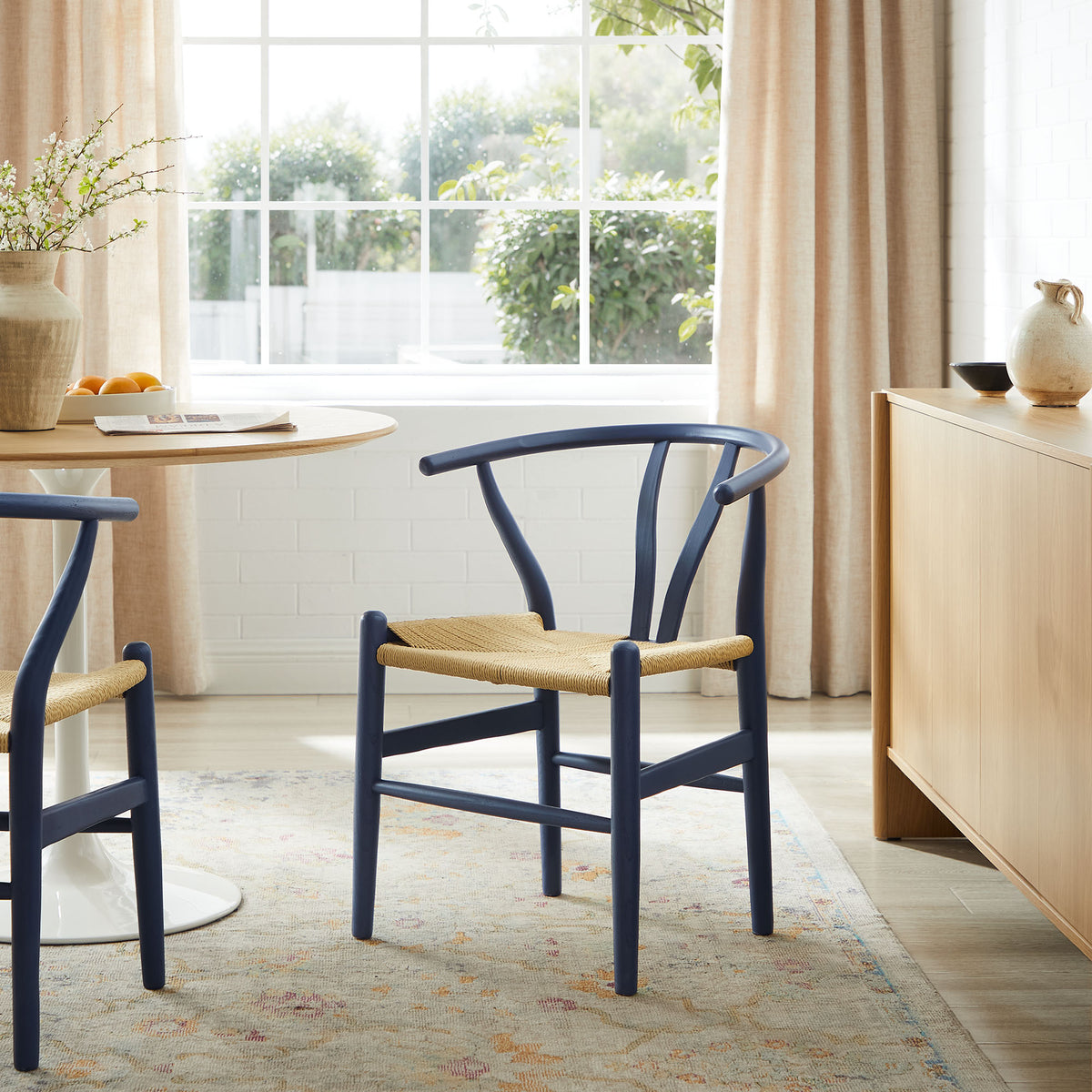 Amish 29" Wood Dining Chair, Midnight
