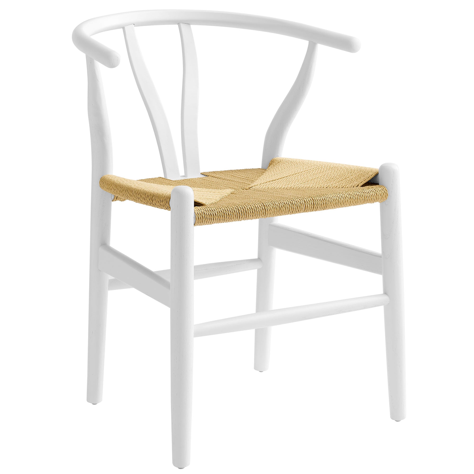 Amish 29" Wood Dining Chair, White