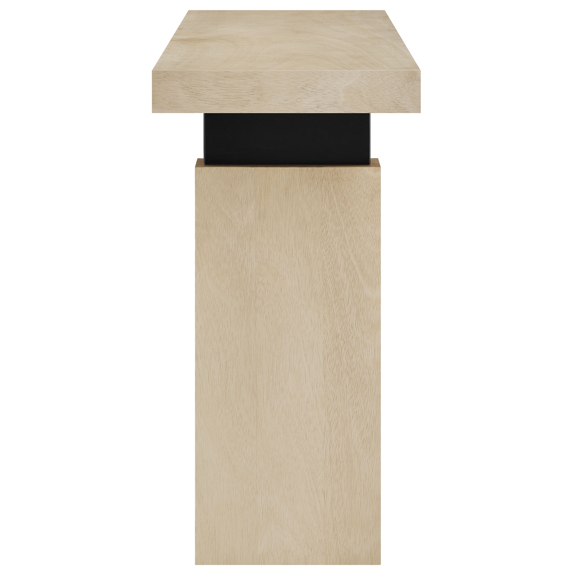 Piston 52" Rectangular Wood Console Table, Natural