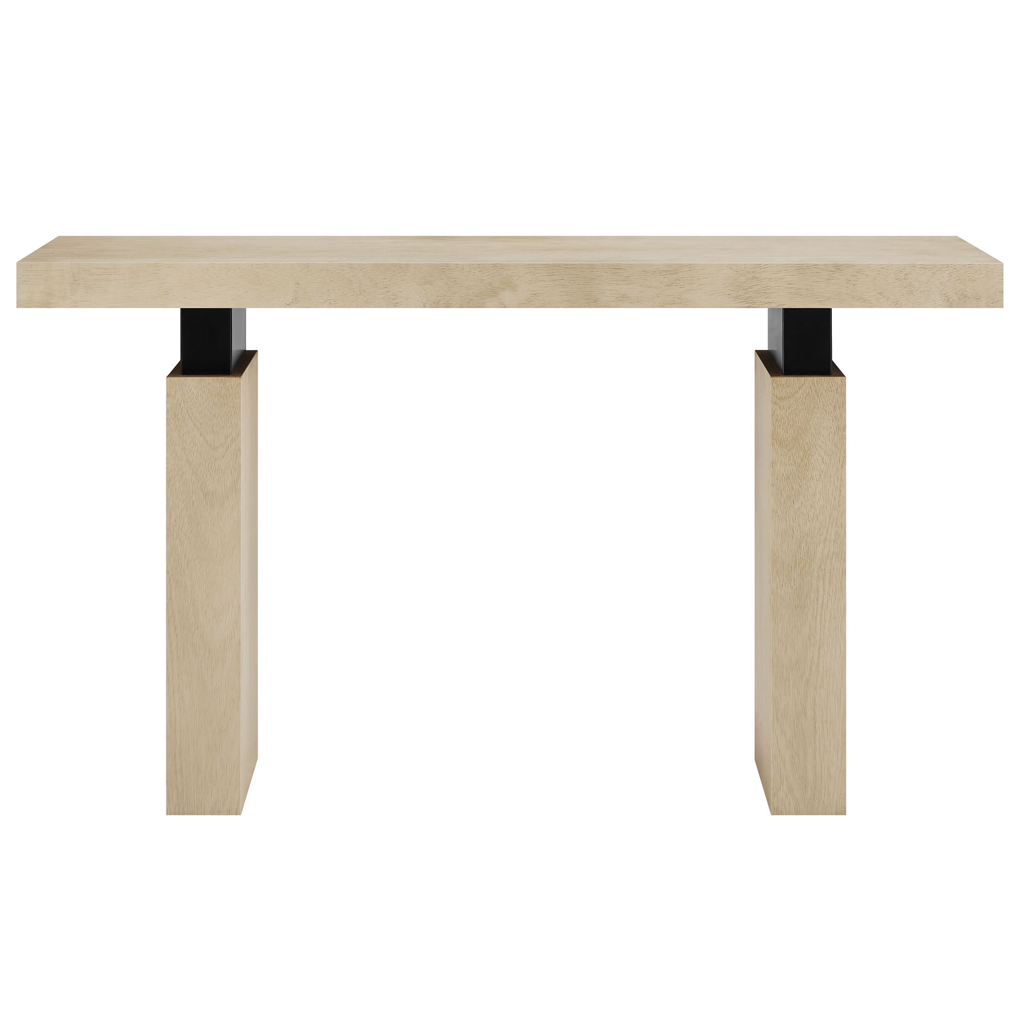 Piston 52" Rectangular Wood Console Table, Natural