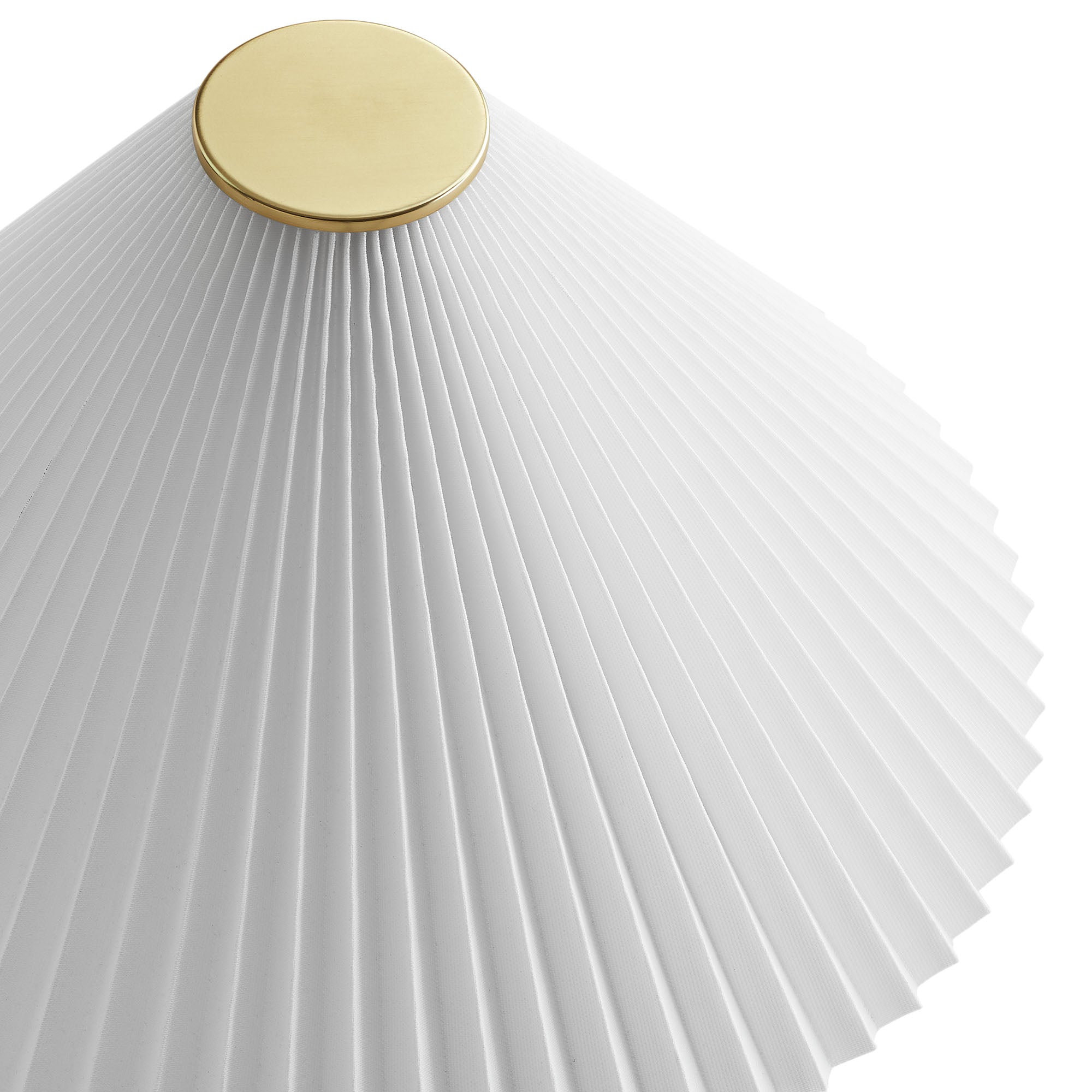Cove Travertine Table Lamp With Pleated Shade, Travertine