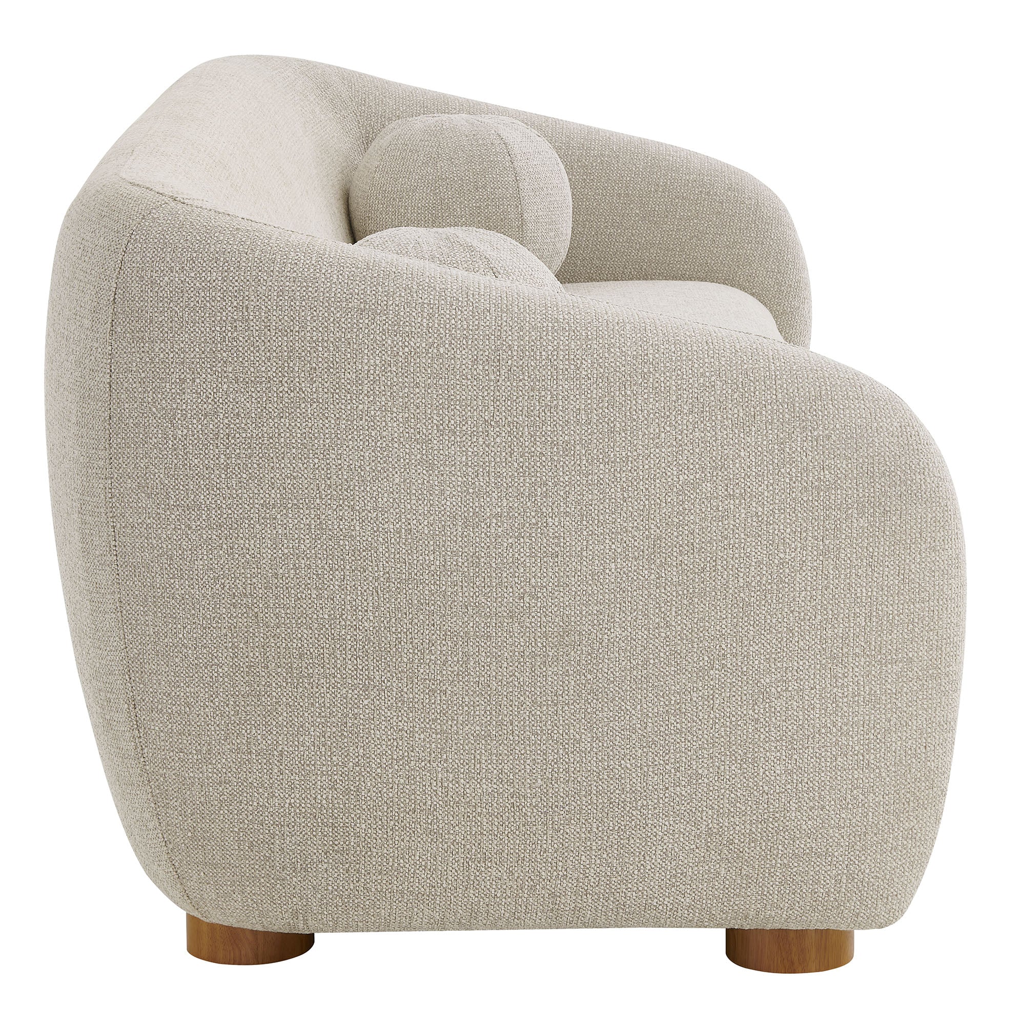 Holland 85" Chenille Fabric Sofa, Dove Gray