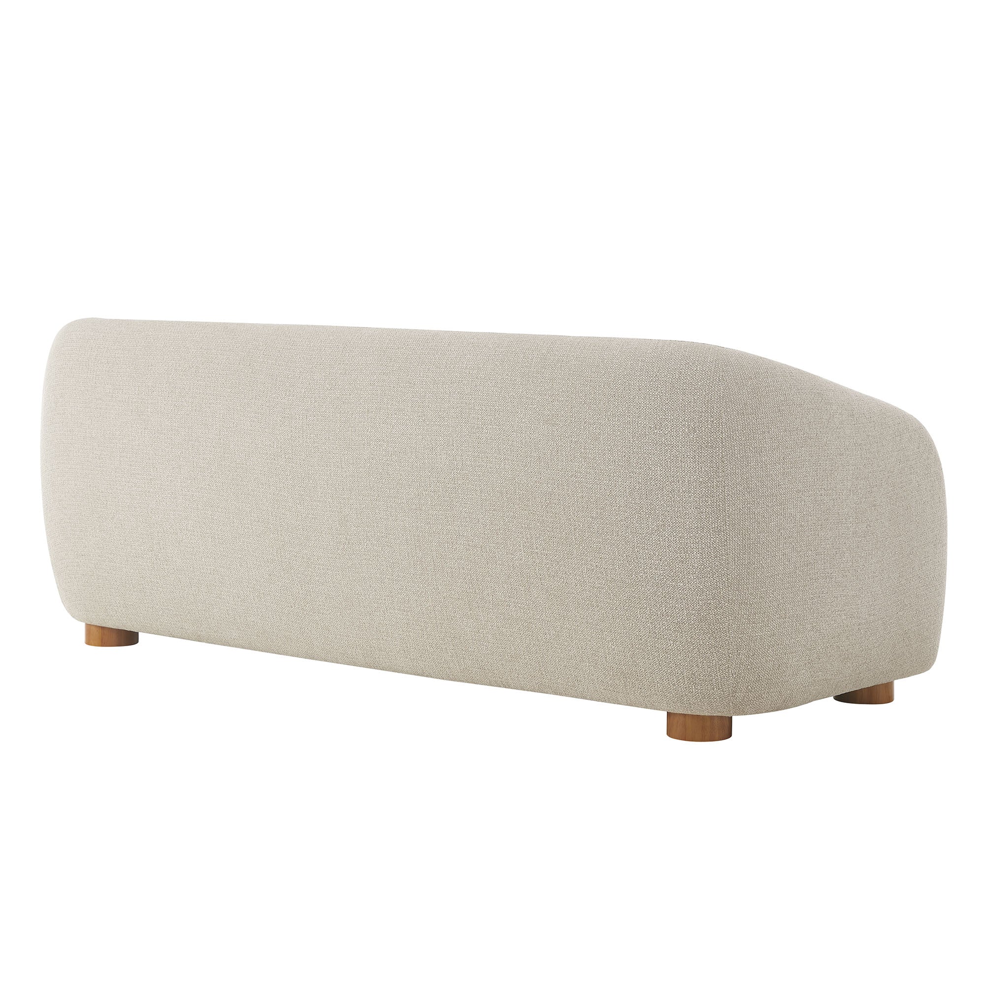 Holland 85" Chenille Fabric Sofa, Dove Gray