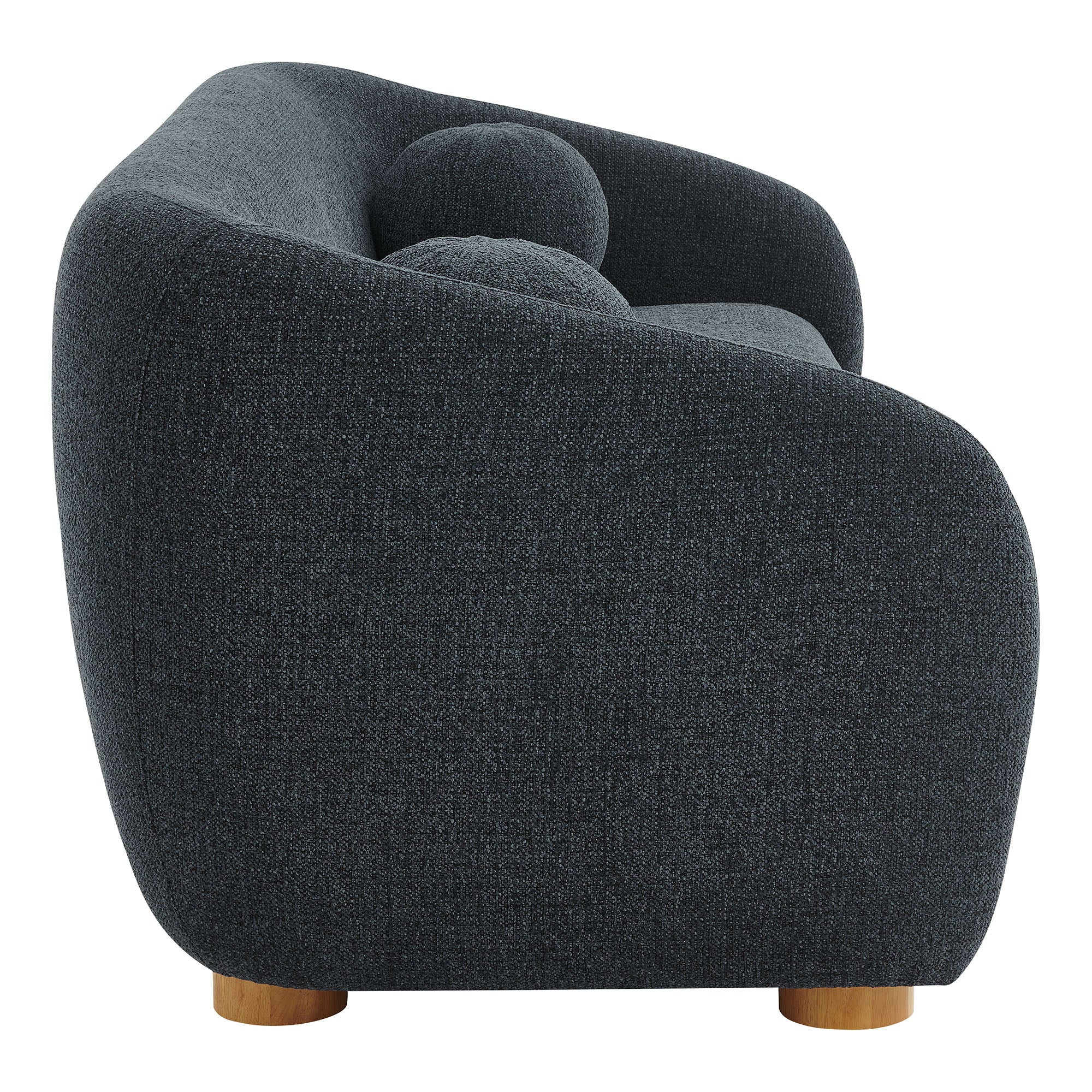 Holland 85" Chenille Fabric Sofa, Navy