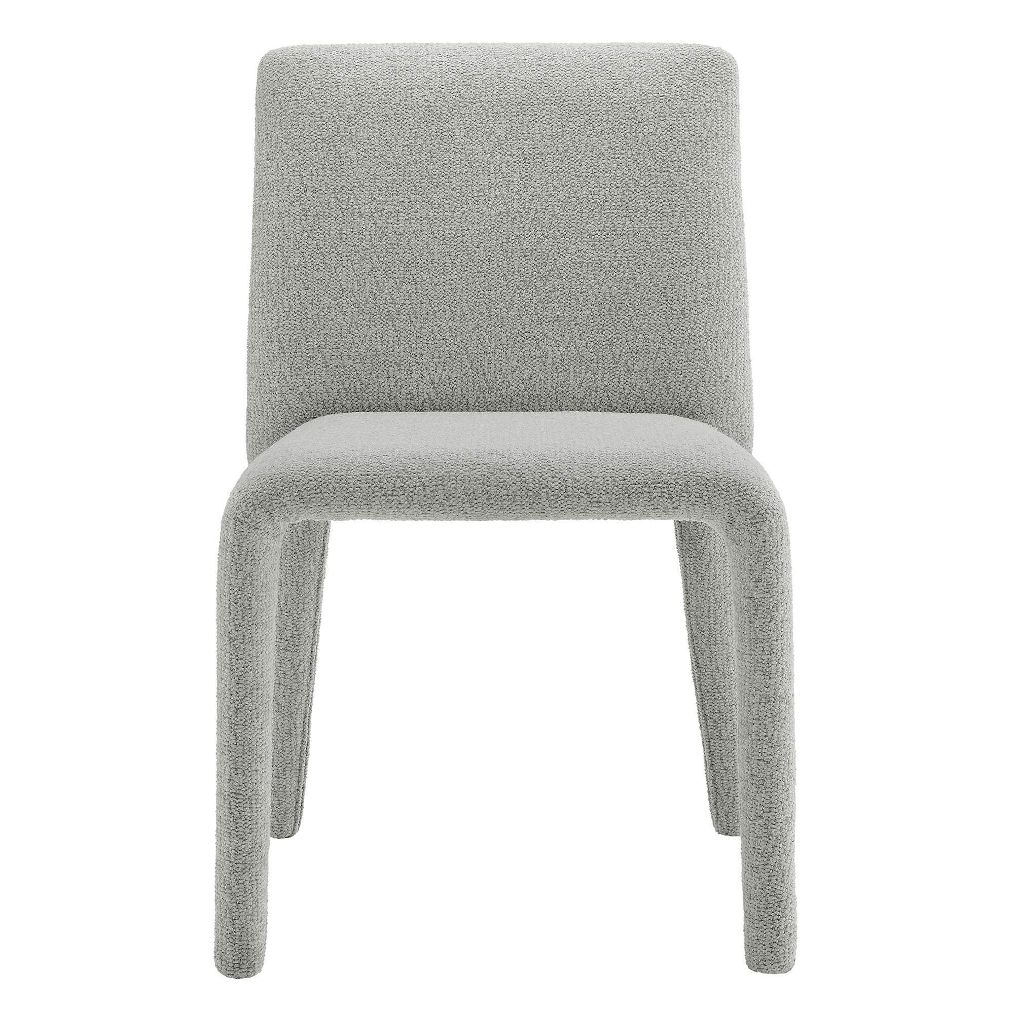 Rhodes Fabric Upholstered Dining Chair, Dove Gray
