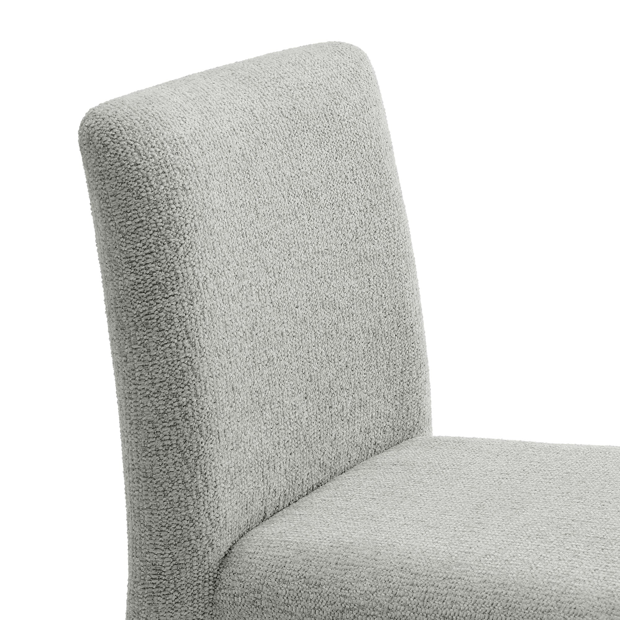 Rhodes Fabric Upholstered Dining Chair, Dove Gray