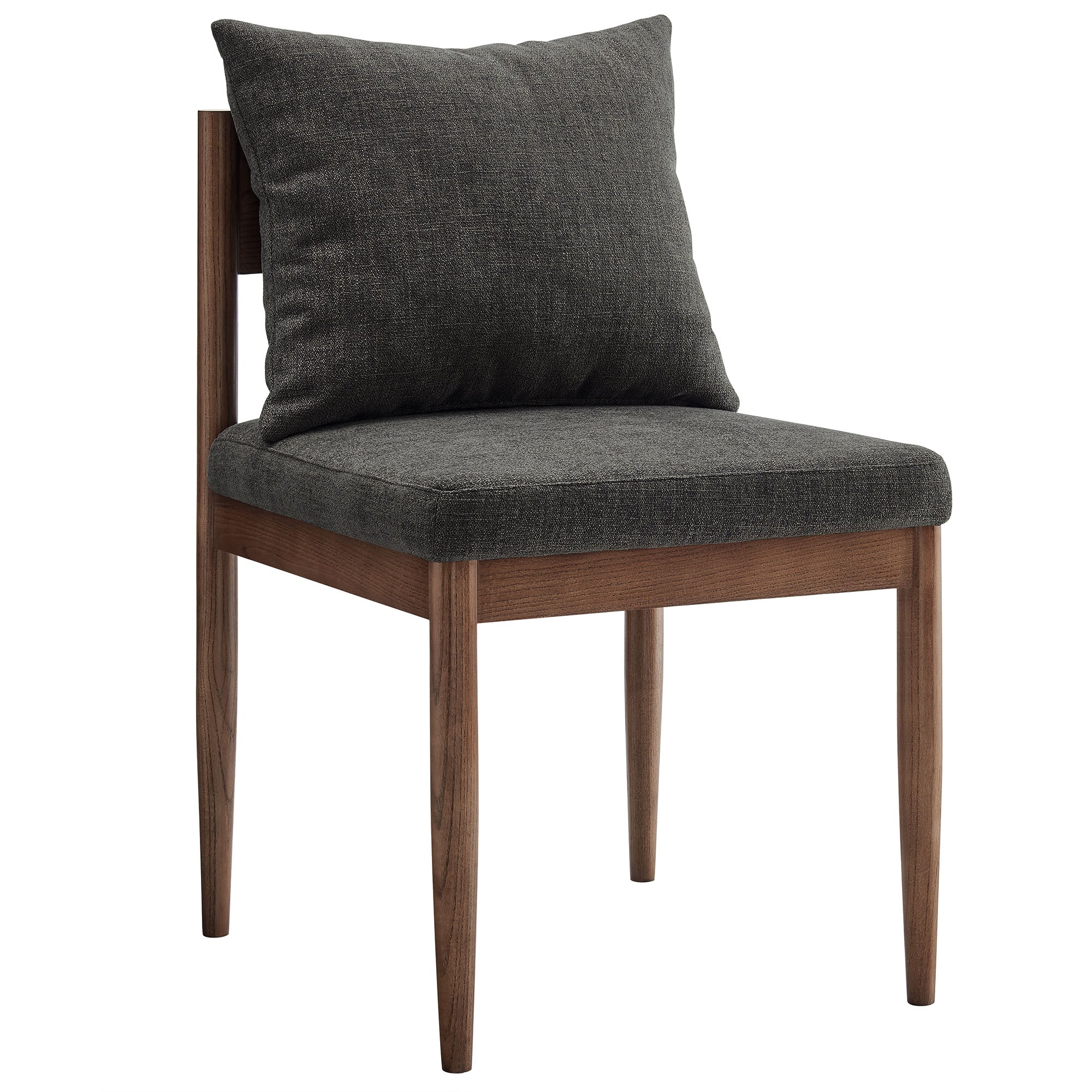 Remington Wood Dining Side Chair, Charcoal