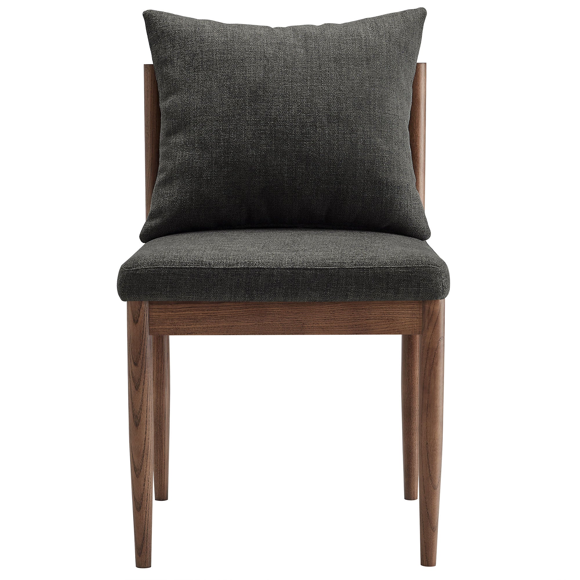 Remington Wood Dining Side Chair, Charcoal