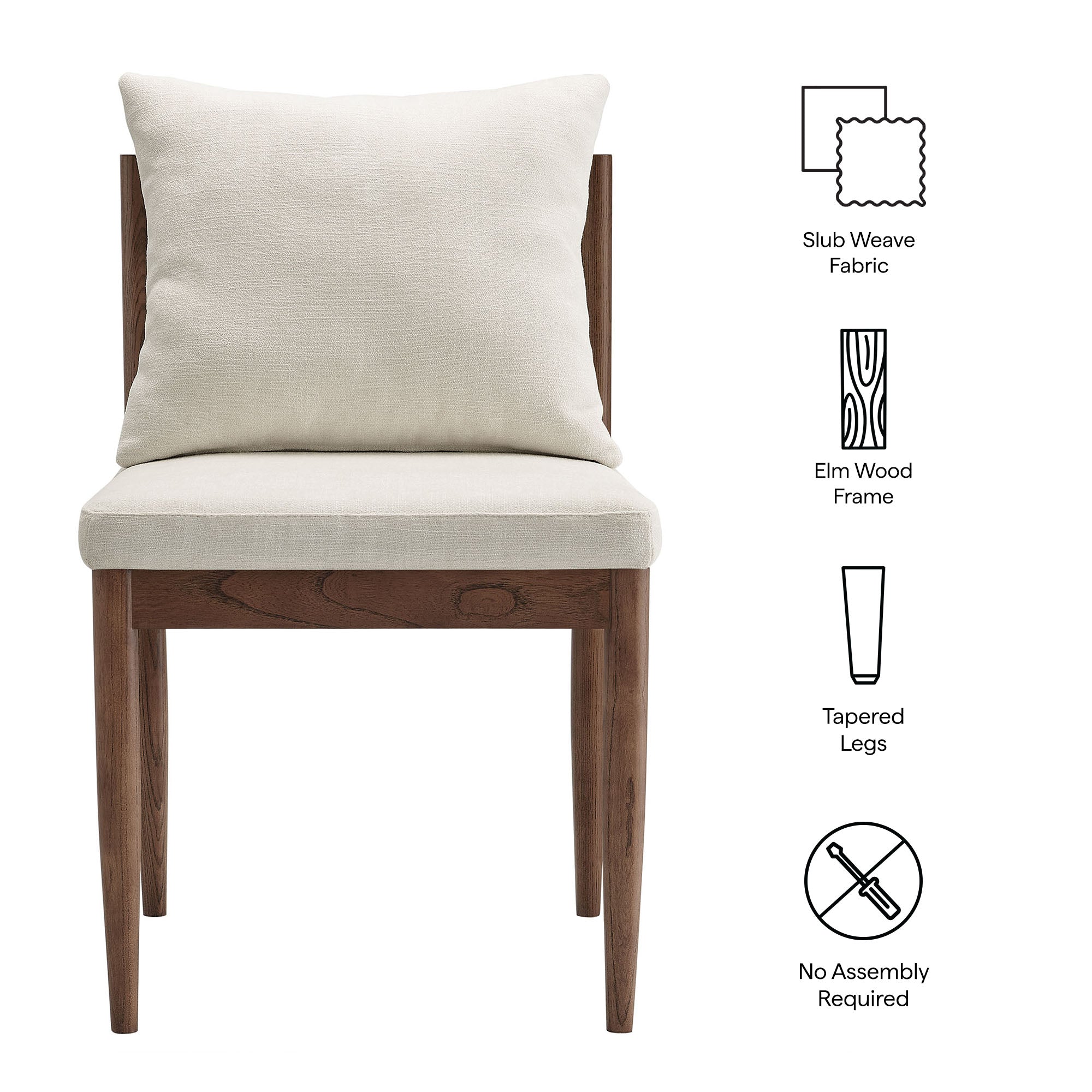 Remington Wood Dining Side Chair, Salt