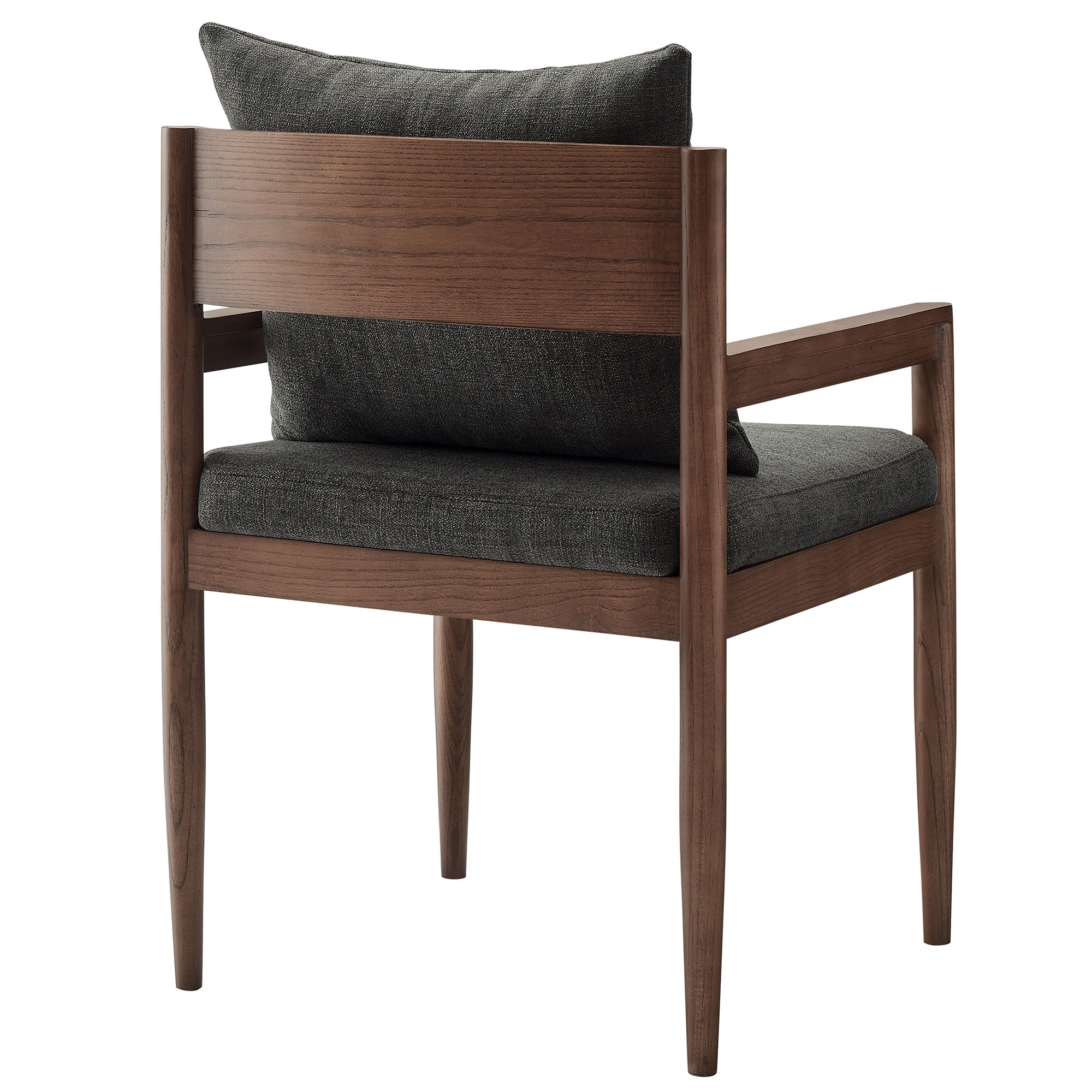 Remington Wood Dining Armchair, Charcoal