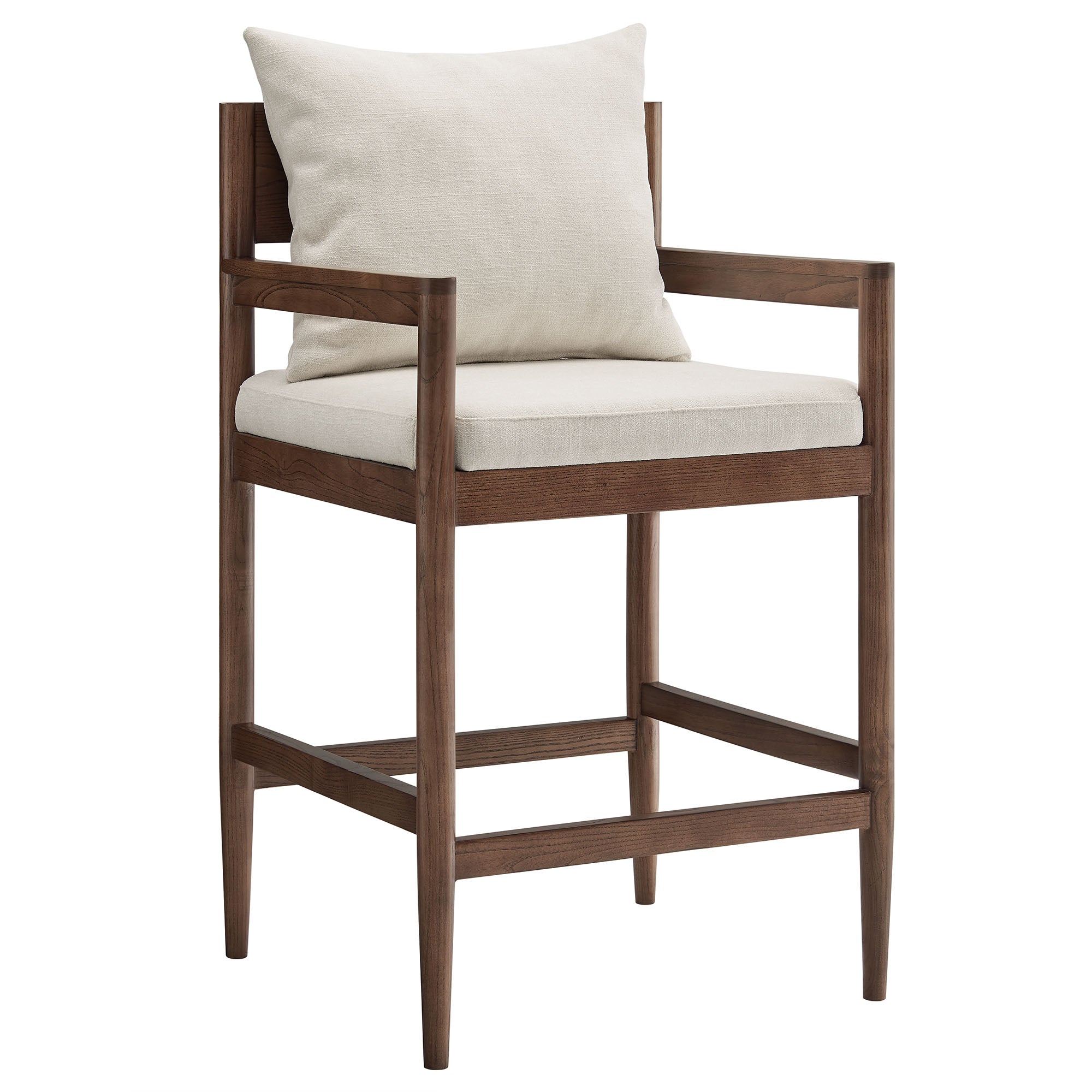 Remington Wood Counter Stool, Salt