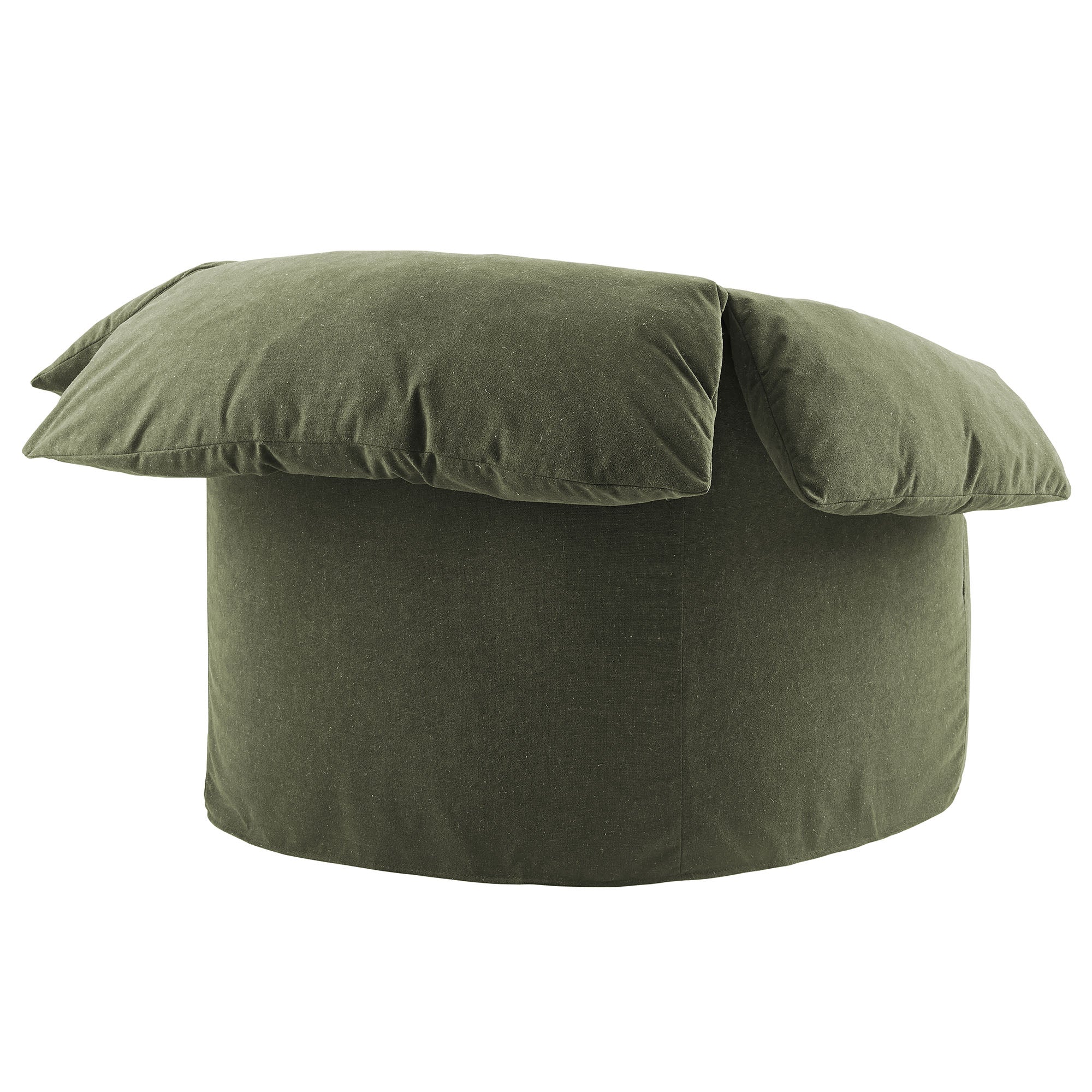 Lark Slipcovered Fabric Oversized Armchair, Sage