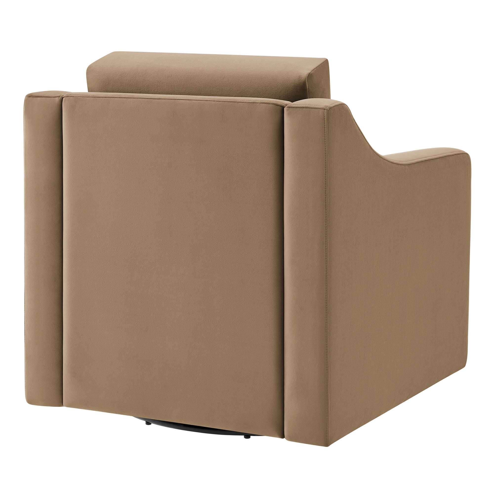 Liora Performance Velvet Armchair, Taupe