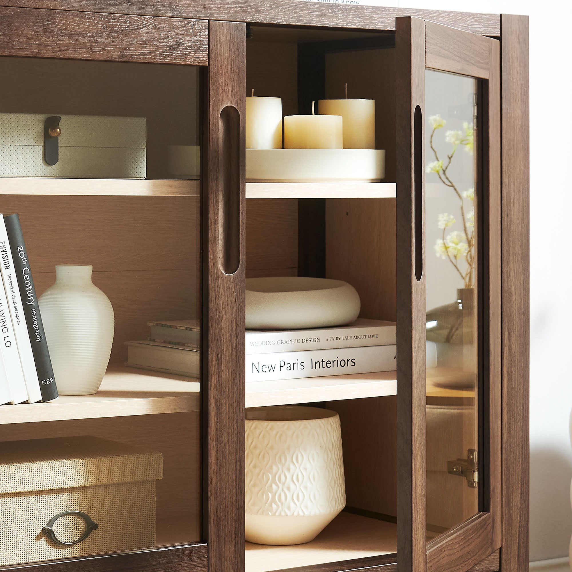 Nell 36" Accent Cabinet, Walnut