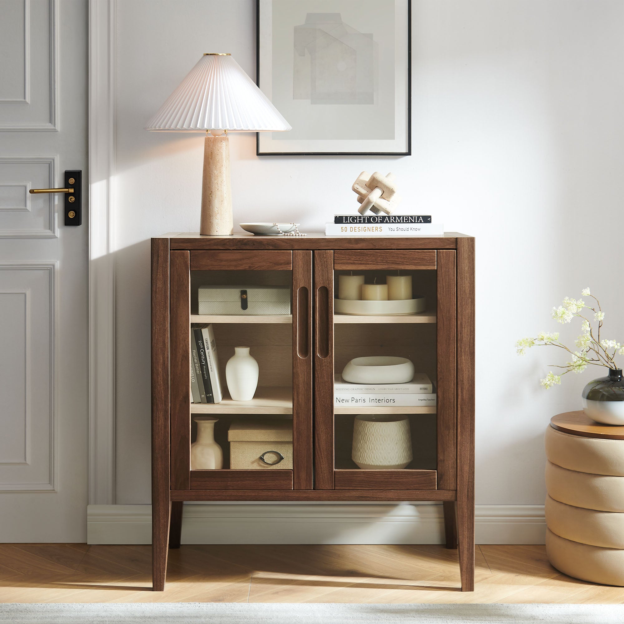 Nell 36" Accent Cabinet, Walnut