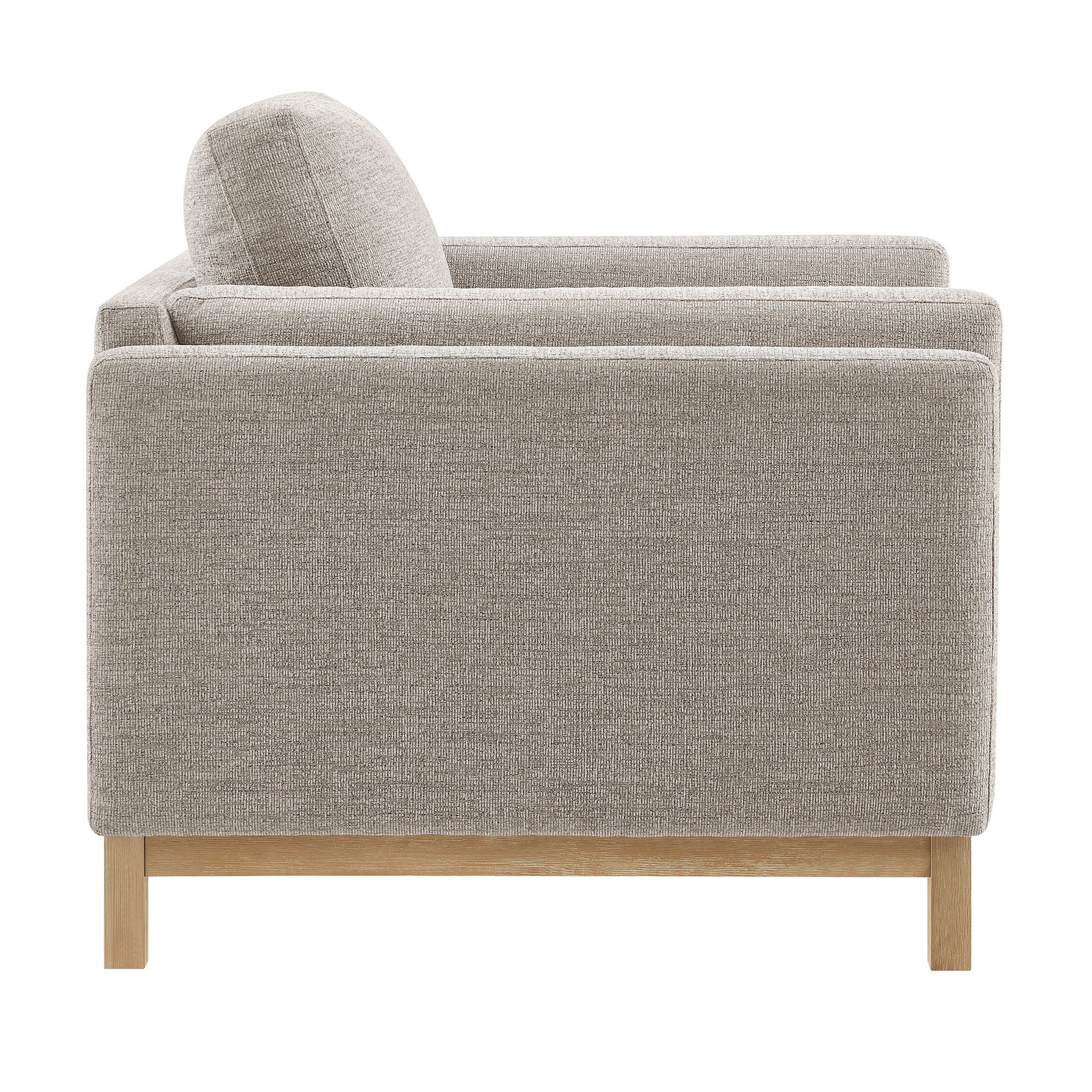 Roscoe Fabric Armchair, Pewter
