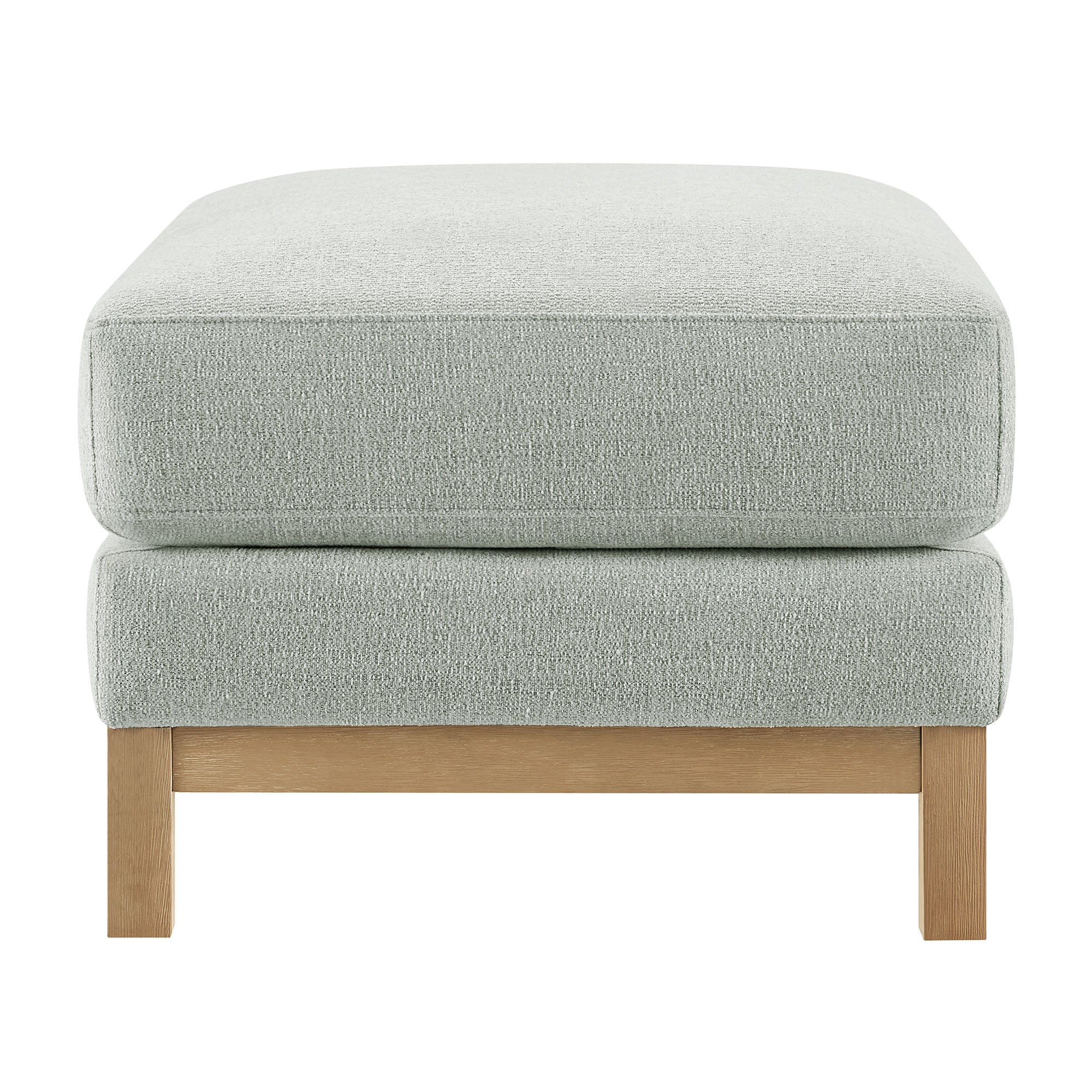 Roscoe Fabric Ottoman, Mist